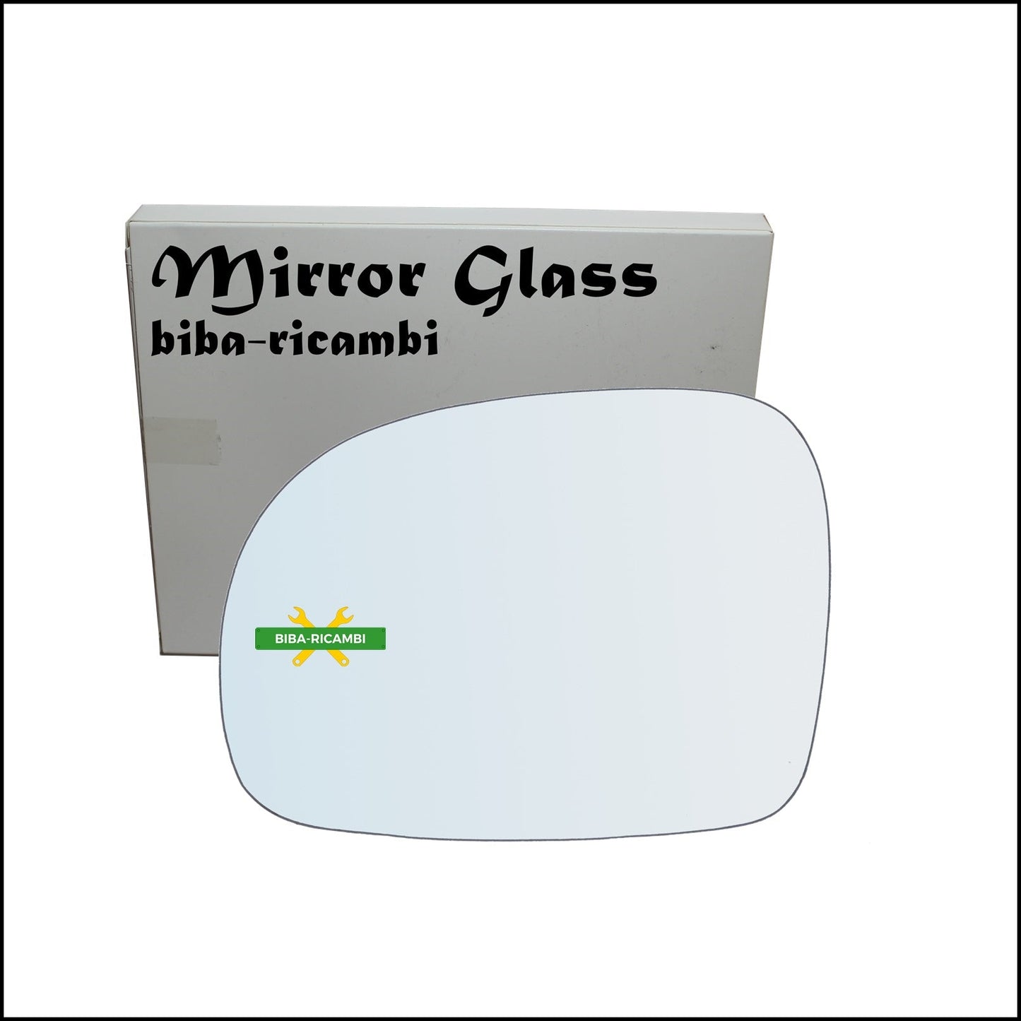 Vetro Specchio Retrovisore Lato Sx-Guidatore Per Mercedes Viano (W639) dal 2003-2011 BIBA-RICAMBI