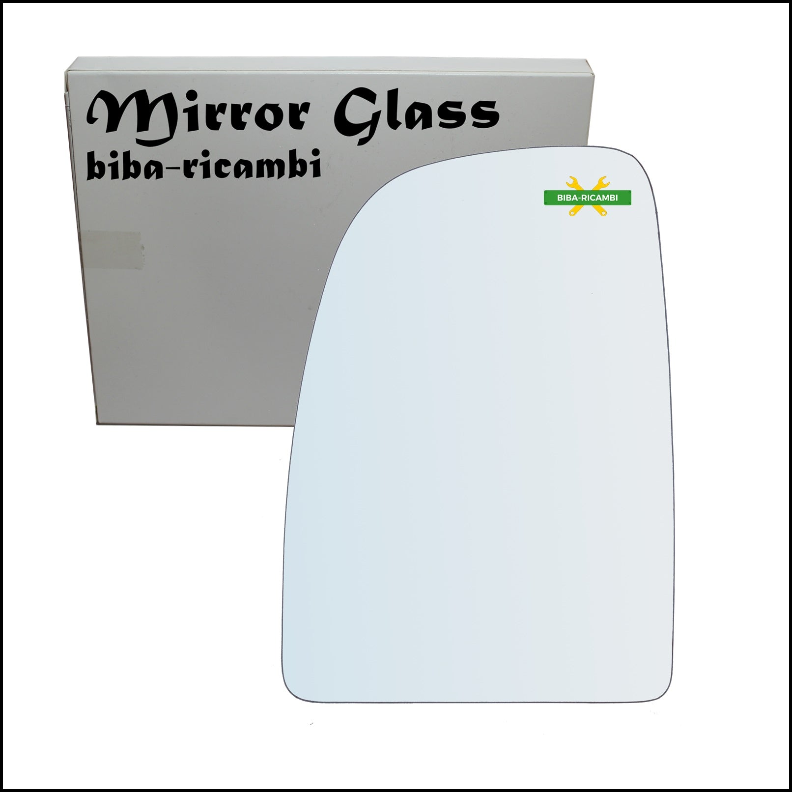 Vetro Specchio Retrovisore Superiore Lato Sx-Guidatore Per Citroen Jumper III dal 2006> BIBA-RICAMBI
