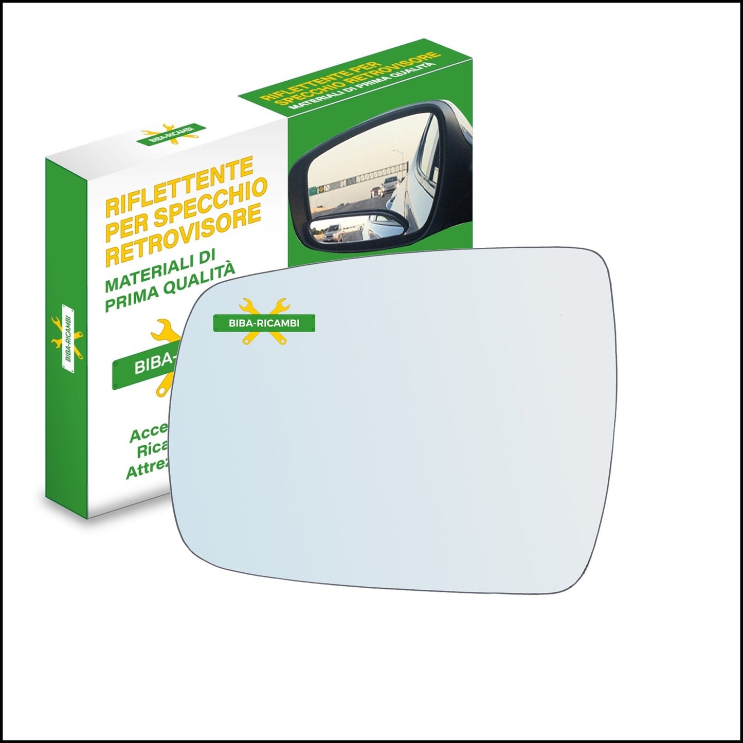 Vetro Specchio Retrovisore Lato Sx-Guidatore Per Kia Sorento II (XM) dal 2009> BIBA-RICAMBI