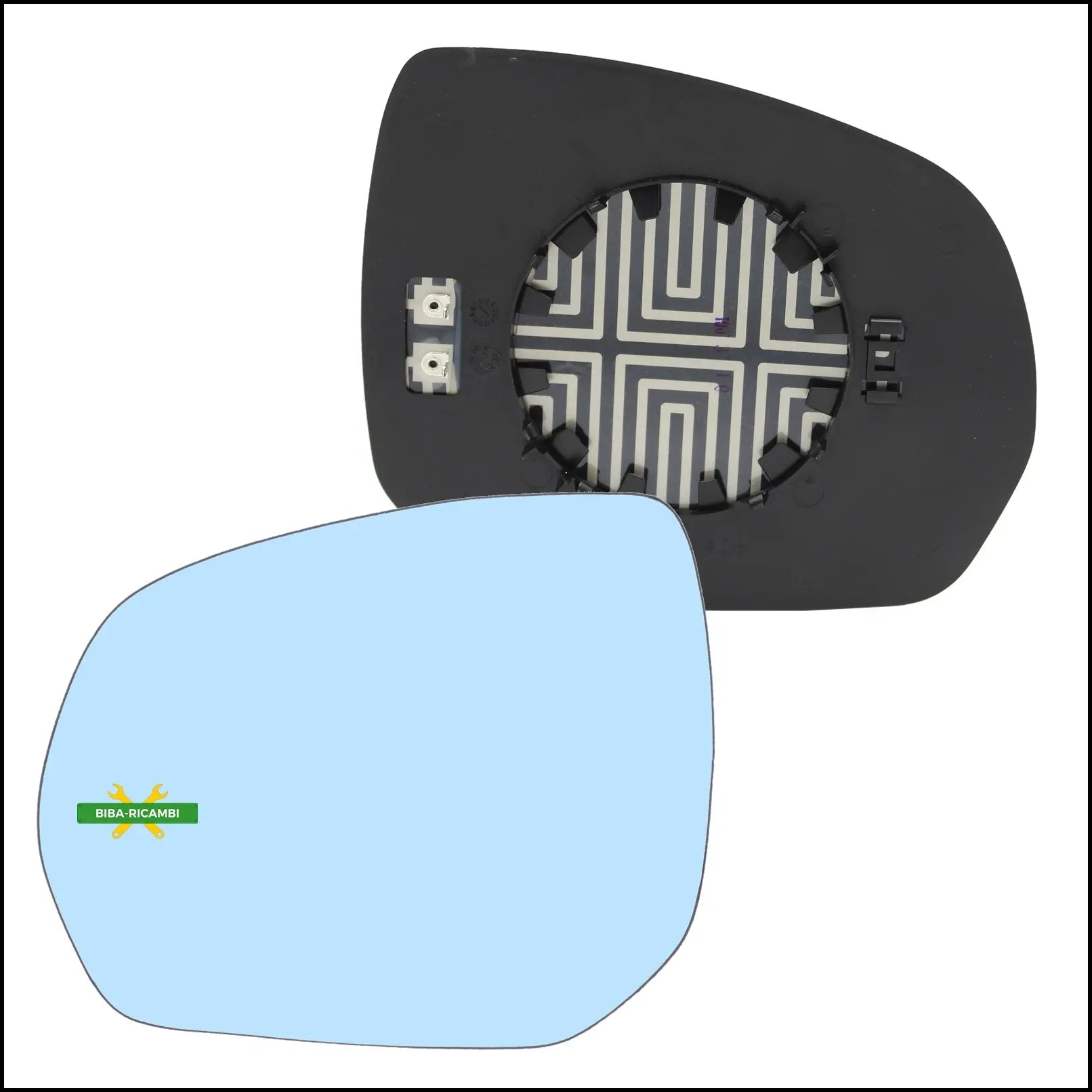 Piastra Specchio Azzurrato Termico Lato Sx-Guidatore Per Peugeot 5008 (0U) dal 2009> BIBA-RICAMBI