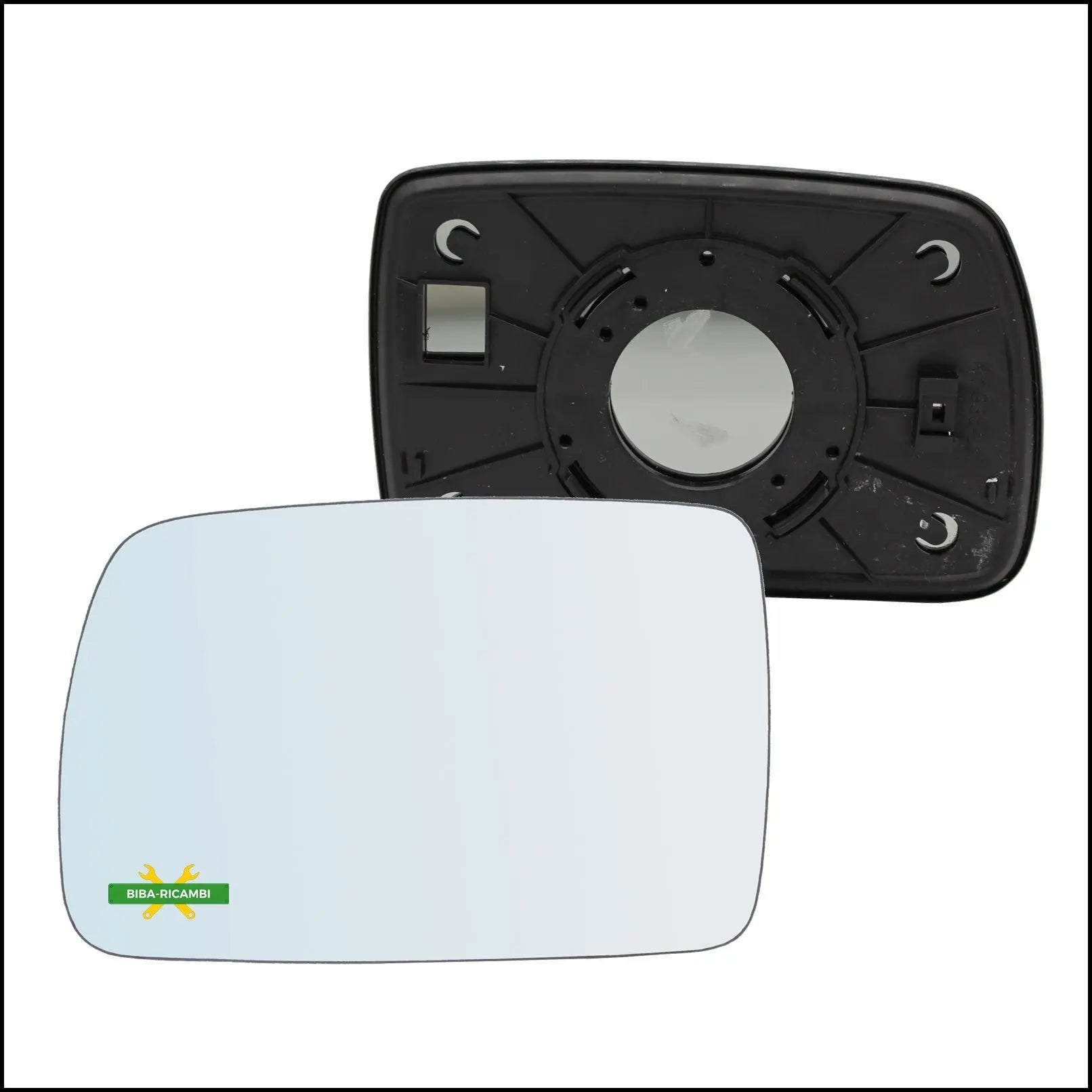 Piastra Specchio Retrovisore Lato Sx-Guidatore Per Kia Picanto I (SA) dal 2004> BIBA-RICAMBI