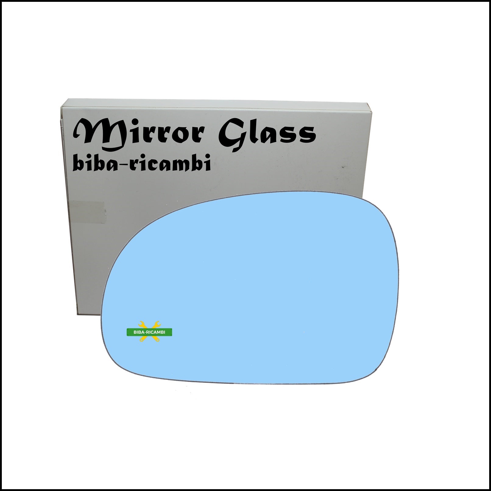 Vetro Specchio Retrovisore Blue Lato Sx-Guidatore Per Peugeot 406 dal 1995-2005 BIBA-RICAMBI