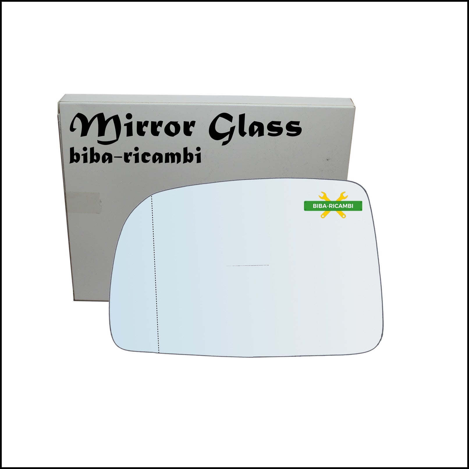 Vetro Specchio Retrovisore Asferico Lato Sx-Guidatore Per Hyundai Trajet (FO) dal 2000-2008 BIBA-RICAMBI