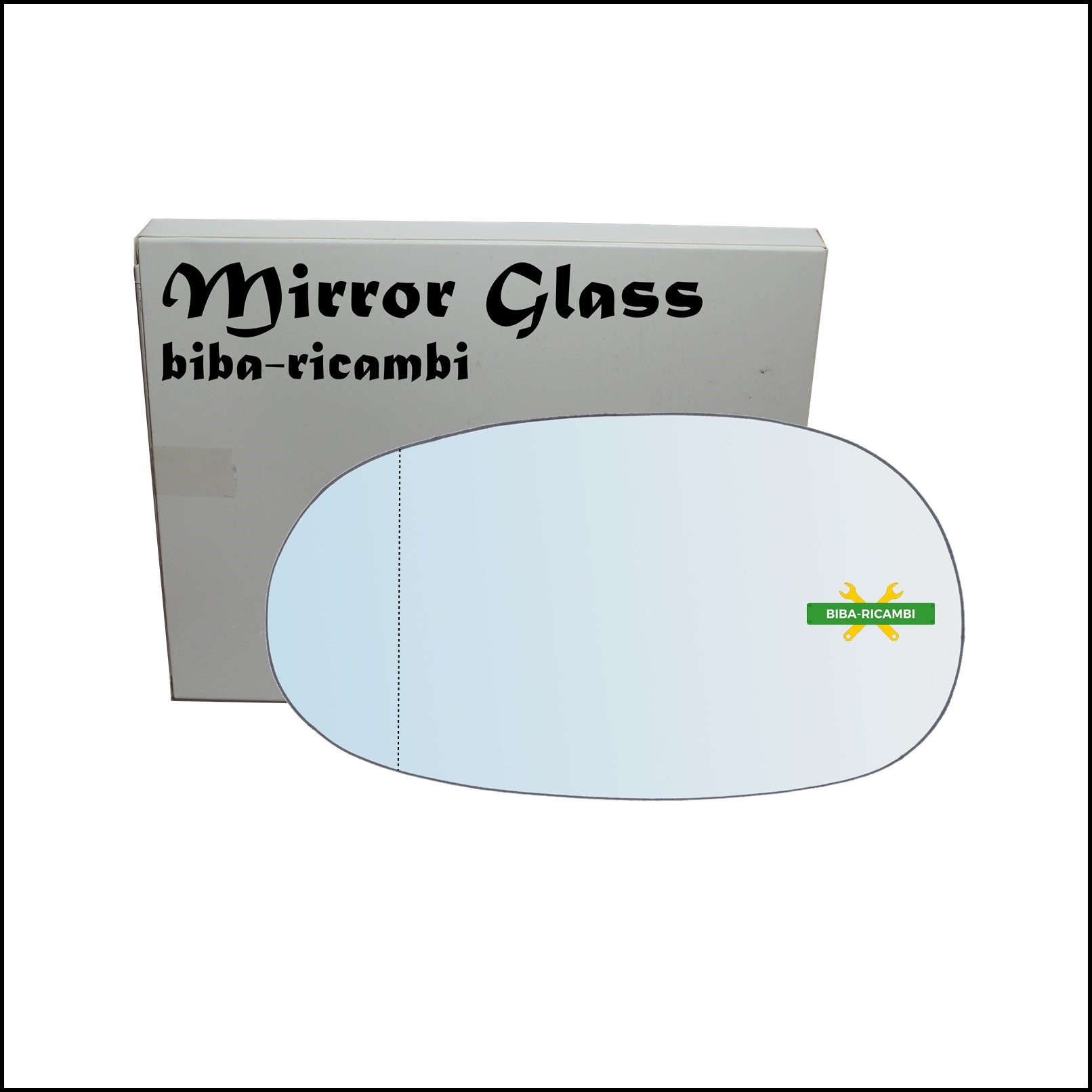 Vetro Specchio Retrovisore Asferico Lato Sx-Guidatore Per Chrysler Crossfire dal 2003-2008 BIBA-RICAMBI