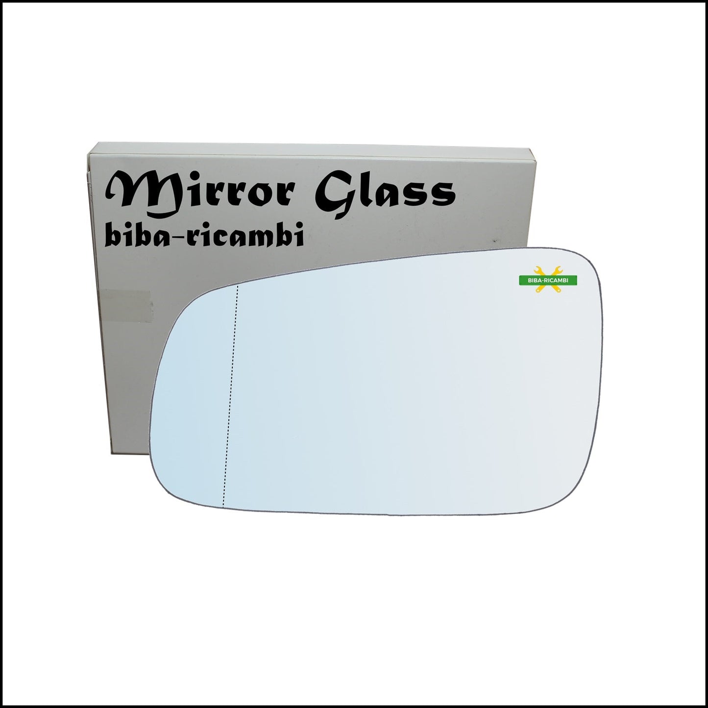 Vetro Specchio Retrovisore Cromato Asferico Lato Sx-Guidatore Per Citroen ZX (N2) dal 1991-1999 BIBA-RICAMBI