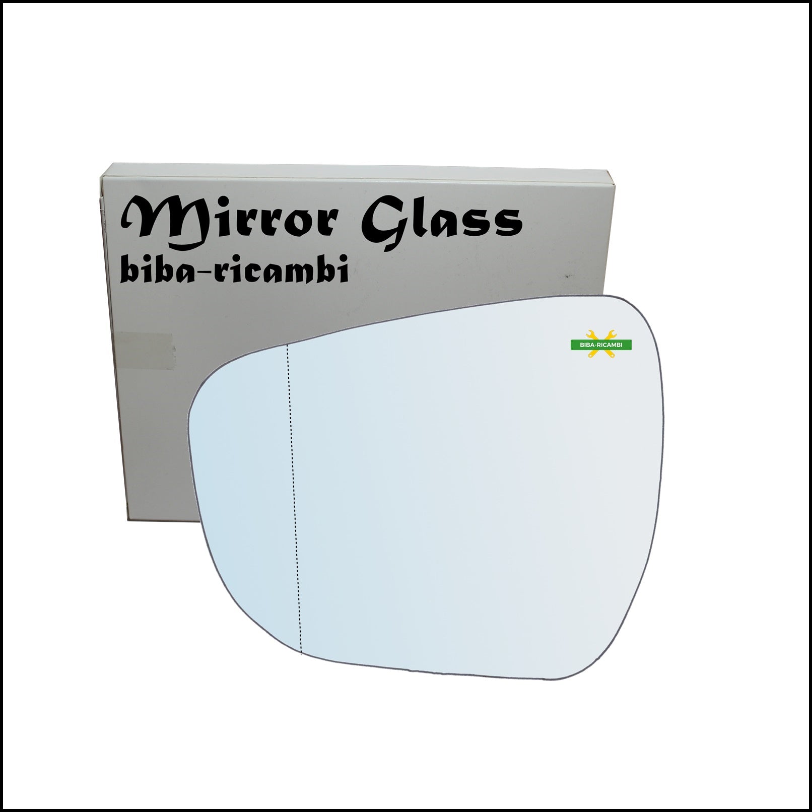 Vetro Specchio Retrovisore Asferico Lato Sx-Guidatore Per Suzuki Ignis III (MF) dal 2016> BIBA-RICAMBI