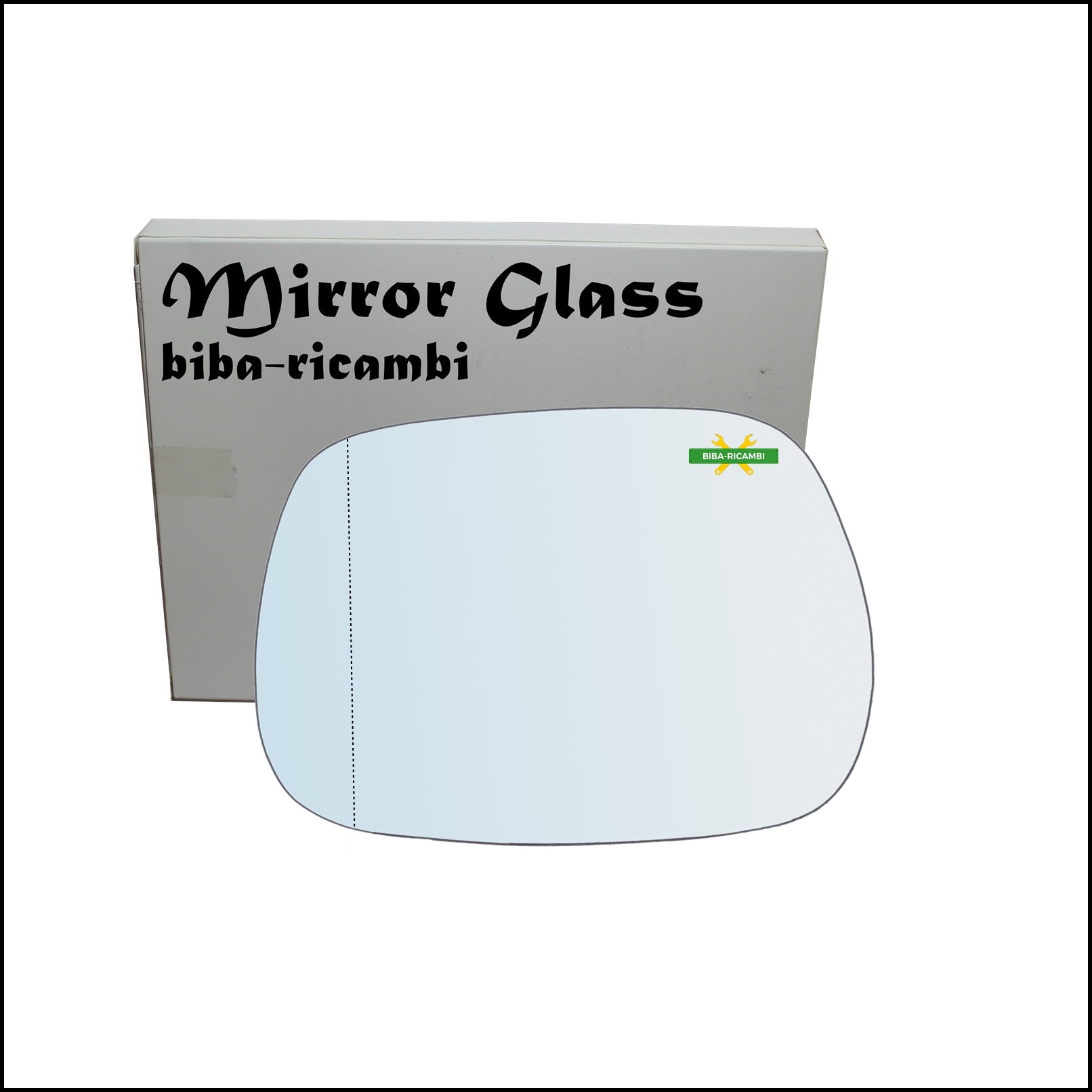 Vetro Specchio Retrovisore Asferico Lato Sx-Guidatore Per Toyota Avensis Verso (M2) dal 2001-2011 BIBA-RICAMBI