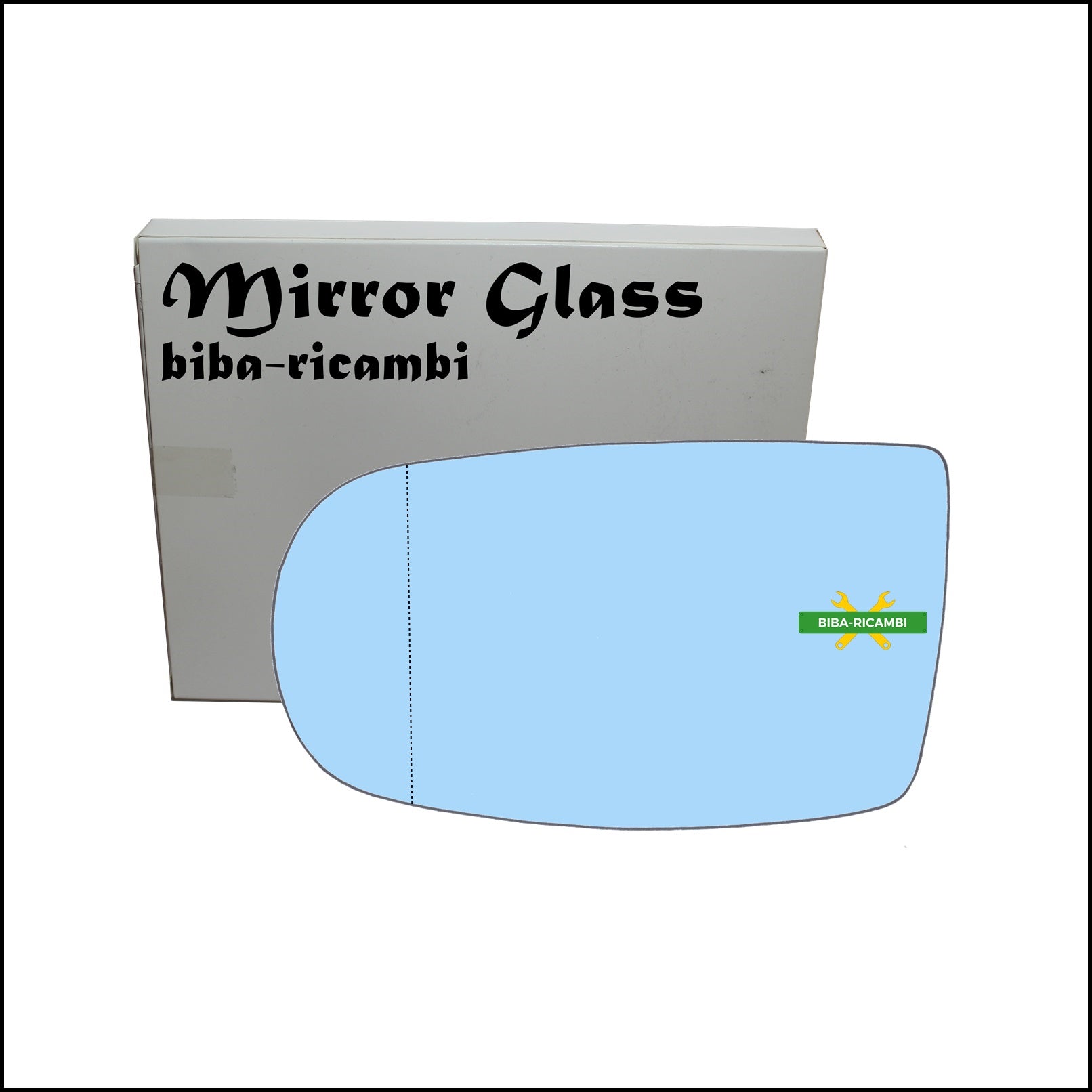 Vetro Specchio Blue Asferico Lato Sx-Guidatore Per Alfa Romeo GTV (916) dal 1994-2005 BIBA-RICAMBI