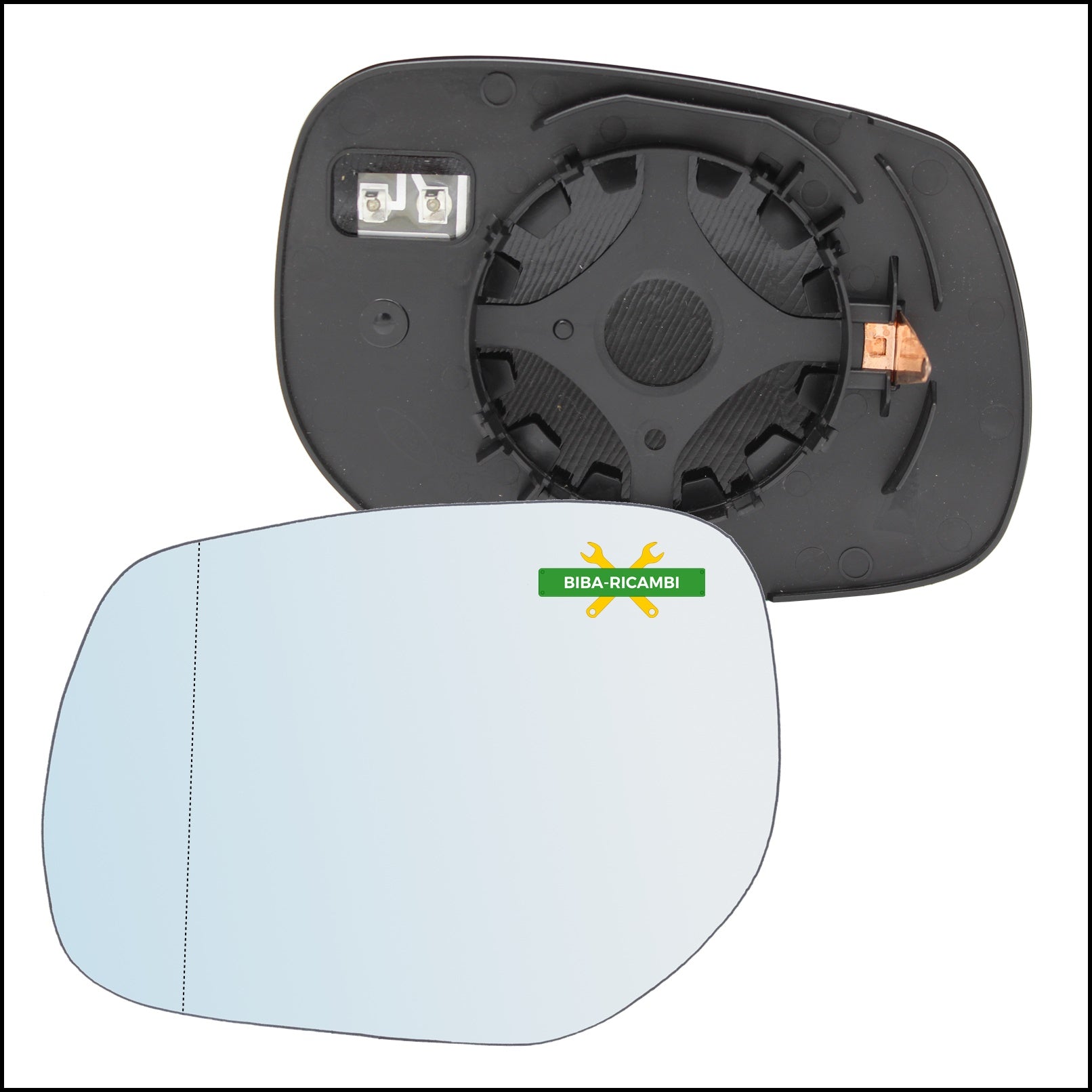 Piastra Retrovisore Asferica Termica Lato Sx-Guidatore Per Infiniti QX30 dal 2016> BIBA-RICAMBI