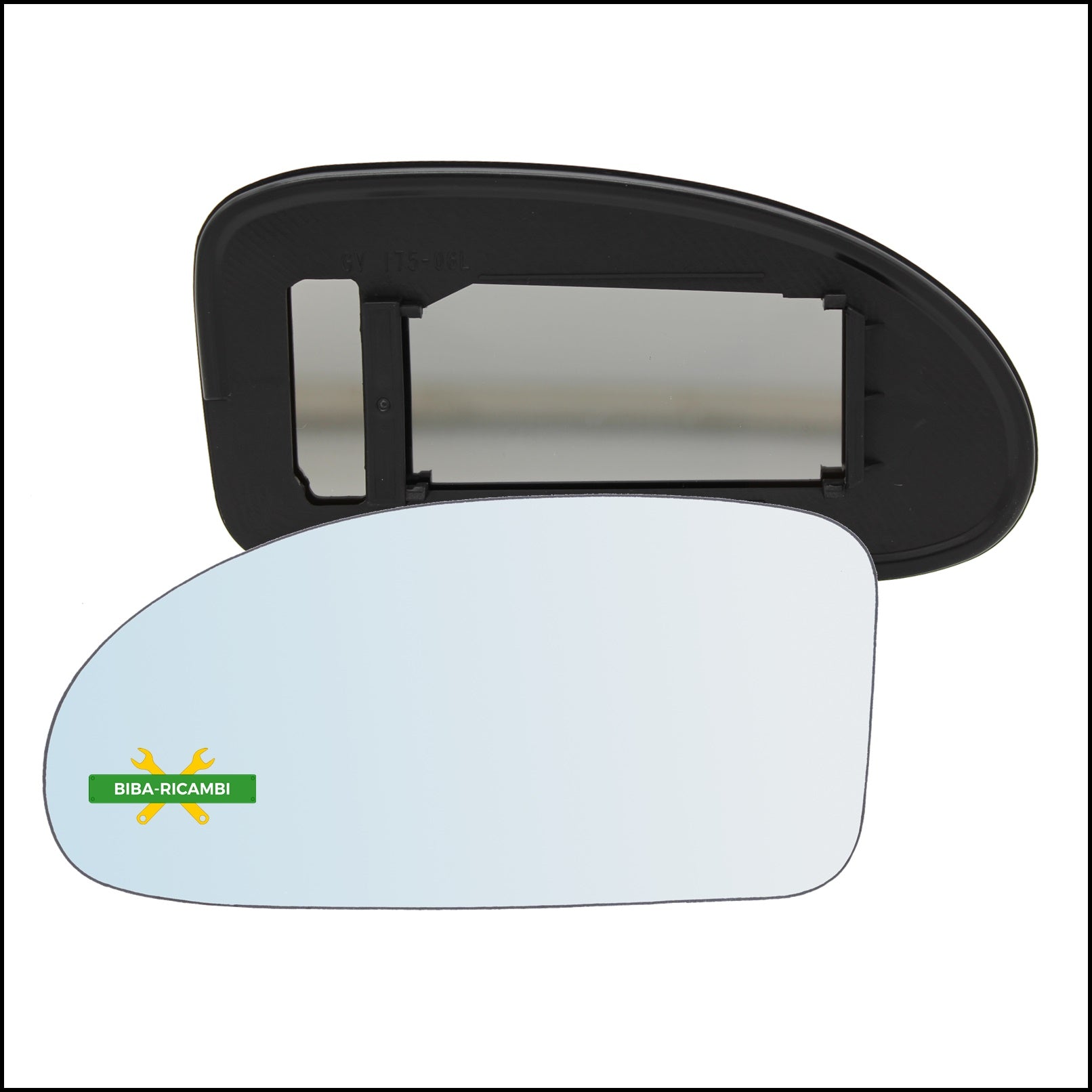 Piastra Retrovisore Lato Sx-Guidatore Per Ford Focus I solo dal 1998-2004 BIBA-RICAMBI