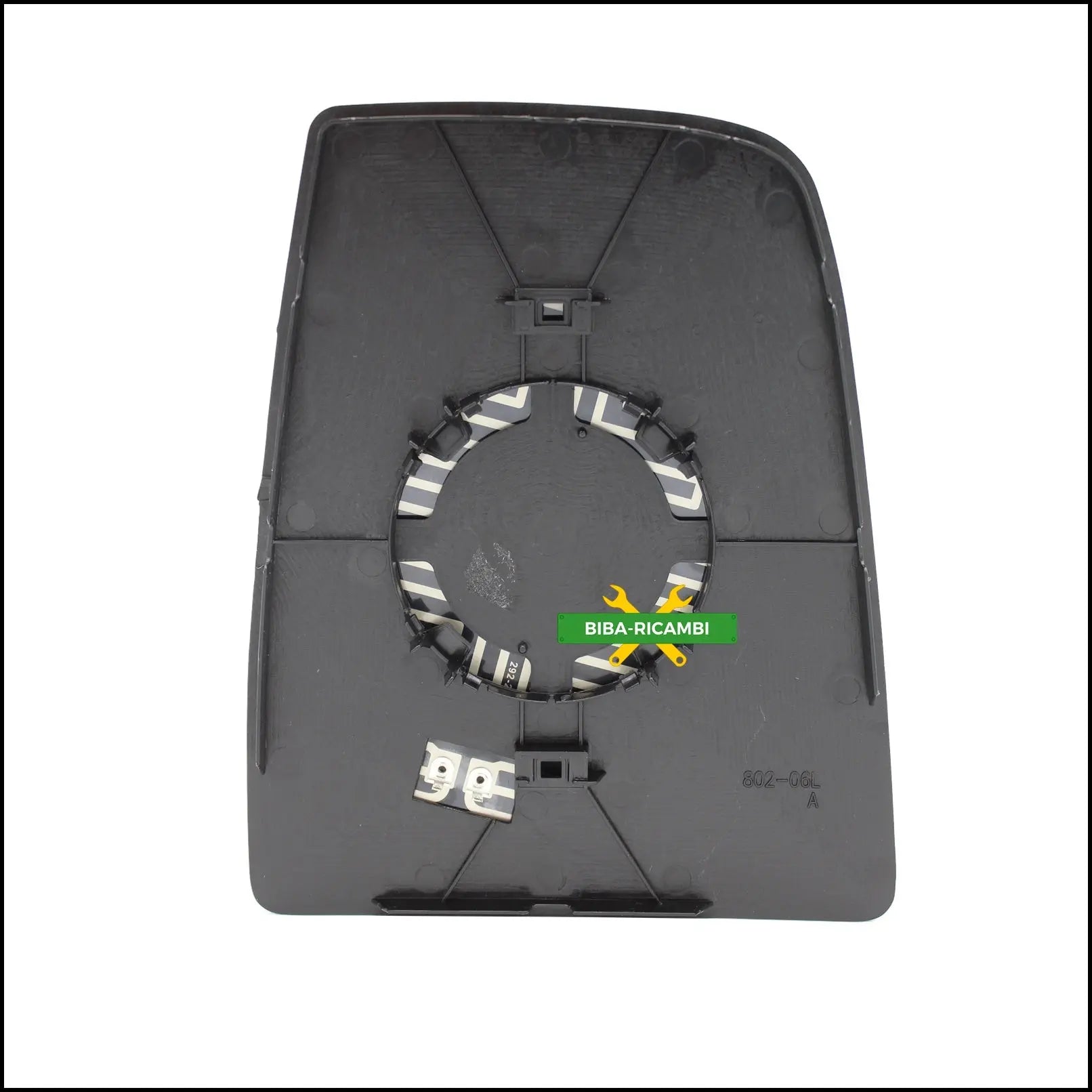 Piastra Superiore Retrovisore Termica Lato Sx-Guidatore Per Ford Transit IV dal 2013> BIBA-RICAMBI