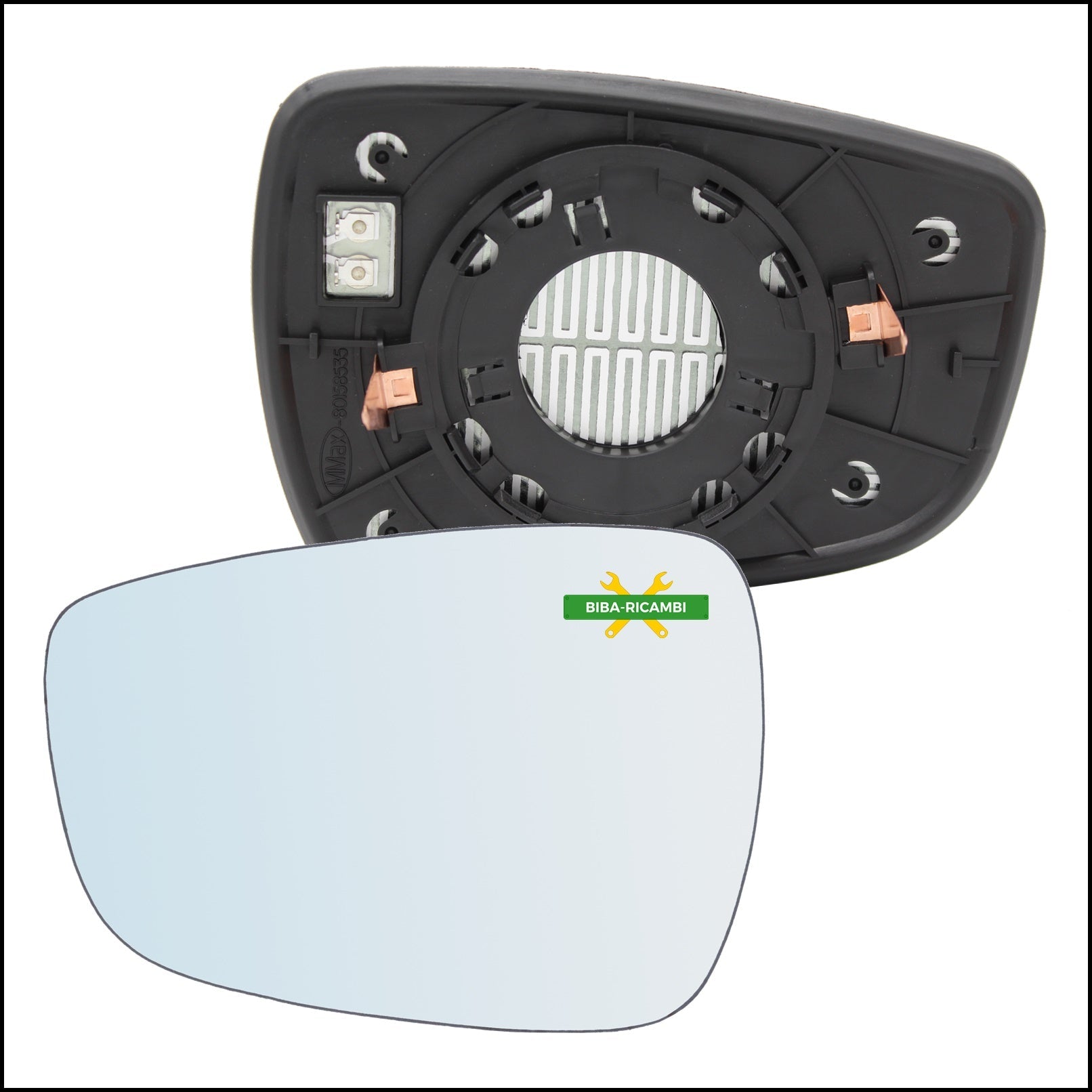 Piastra Retrovisore Termica Lato Sx-Guidatore Per Hyundai Elantra III (MD, UD) dal 2010-2015 BIBA-RICAMBI