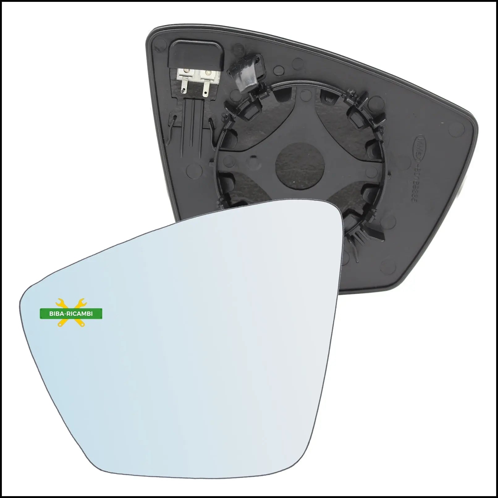 Piastra Retrovisore Termica Lato Sx-Guidatore Per Skoda Karoq (NU7) dal 2017> BIBA-RICAMBI