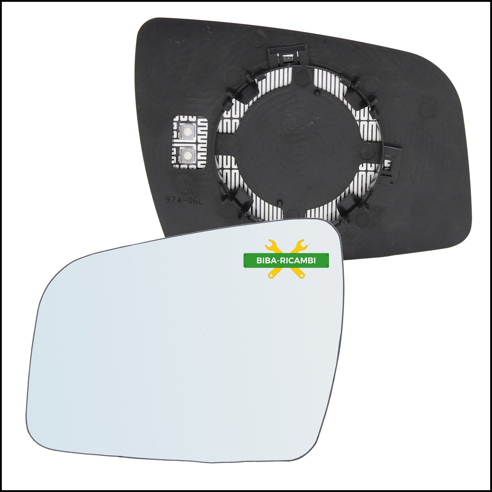 Piastra Retrovisore Termica Lato Sx-Guidatore Per Opel Zafira B solo dal 2008-2012> BIBA-RICAMBI