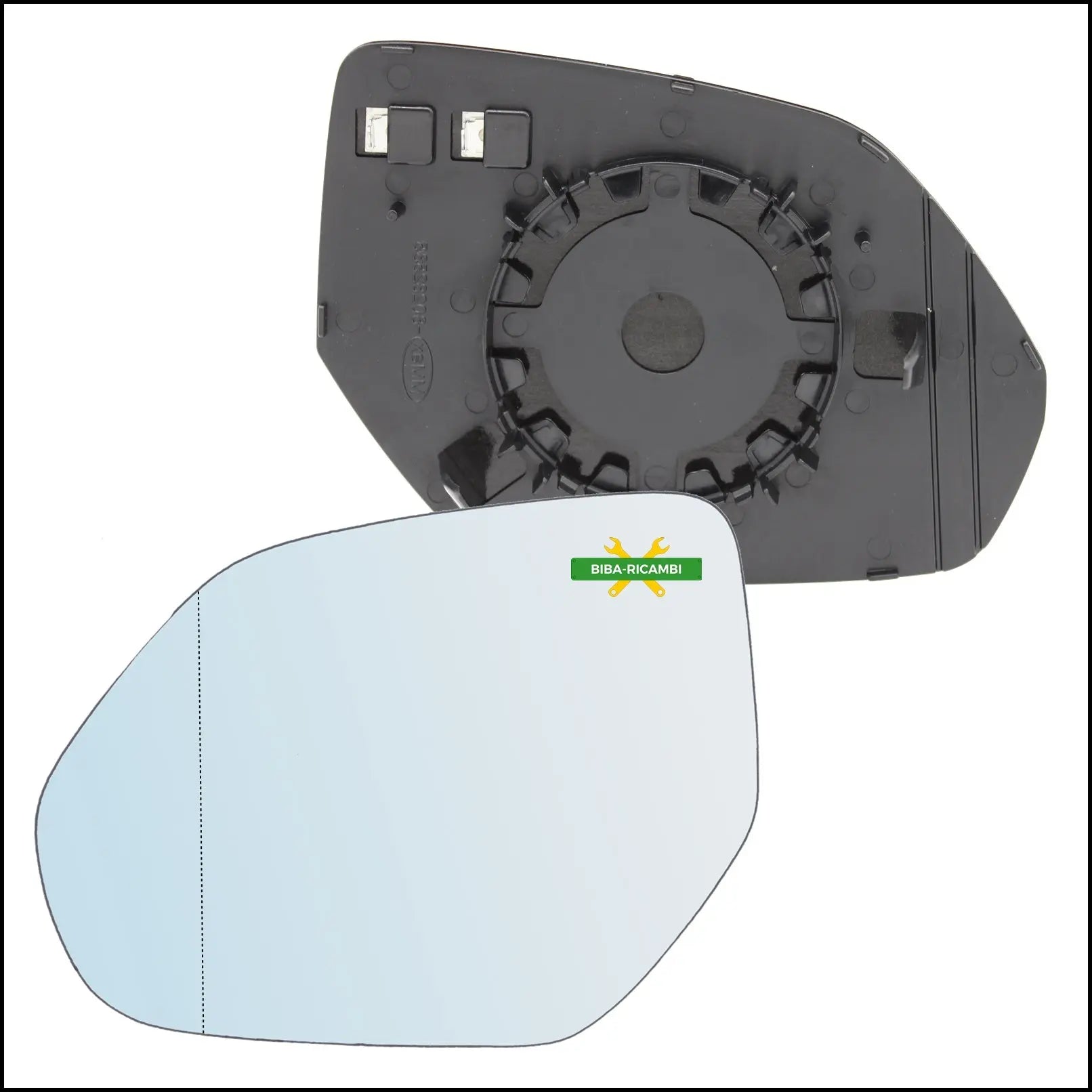 Piastra Retrovisore Termica Asferica Lato Sx-Guidatore Per Audi Q8 I (4MN) dal 2018> BIBA-RICAMBI