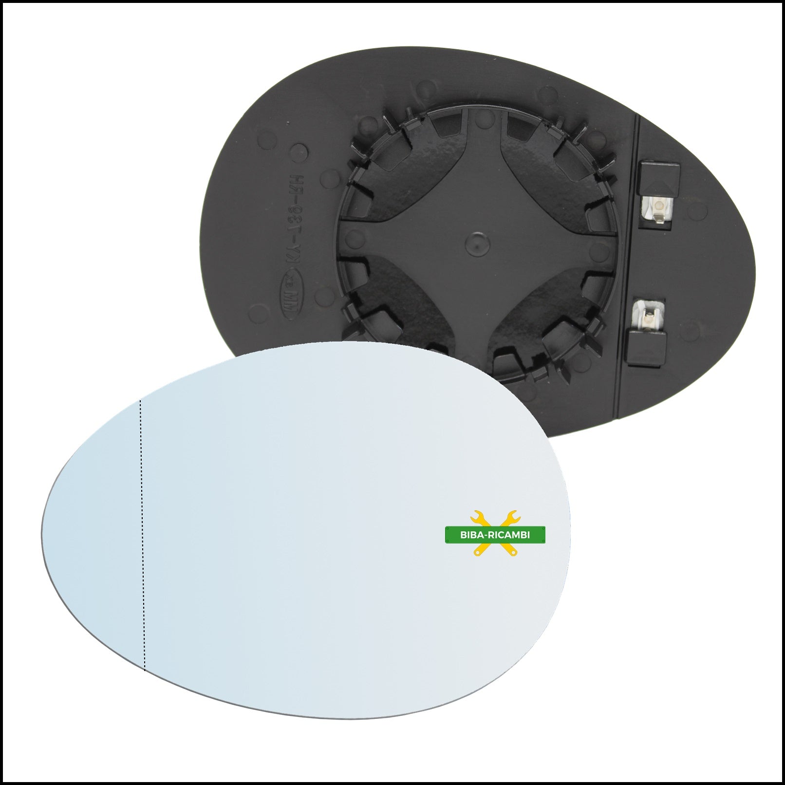 Specchio Piastra Retrovisore Termica Asferica Lato Sx-Guidatore Per Mini Cooper (R57) Cabrio solo dal 2007-2011 BIBA-RICAMBI