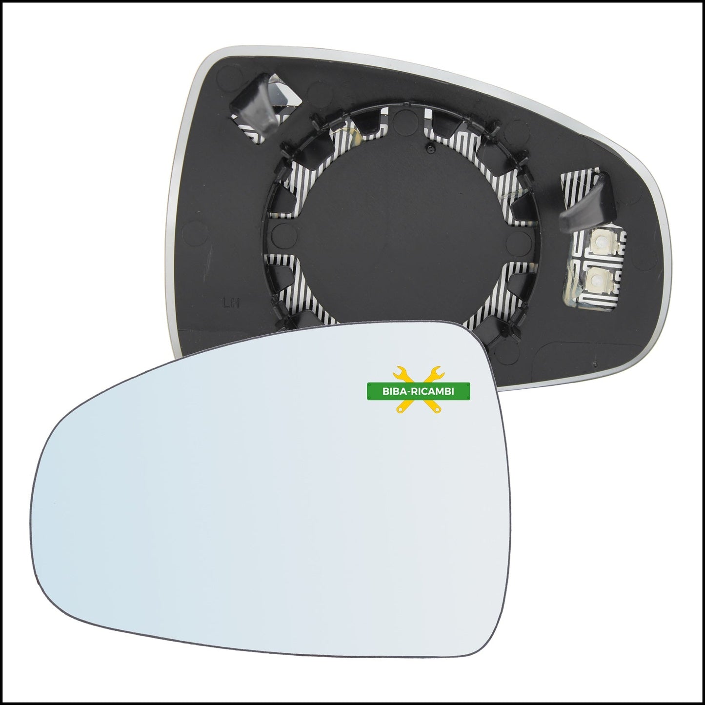 Piastra Retrovisore Termica Lato Sx-Guidatore Per Audi A1 (8X) dal 2010> BIBA-RICAMBI