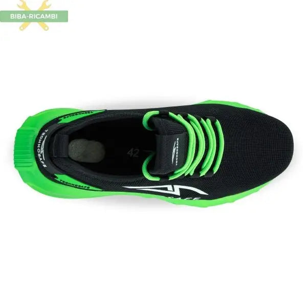 Scarpe Antifortunistiche Da Lavoro Verde Shock Taglia 45 BIBA-RICAMBI