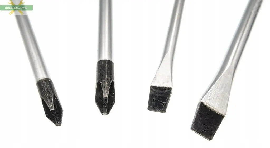 Serie 4 cacciaviti giravite lunghi 450mm chrome vanadium punta magnetica SATRA