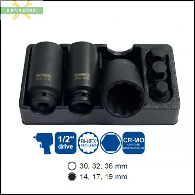 Set 6 Pezzi Bussole Per Albero Motore | Mozzi Ruote BIBA-RICAMBI