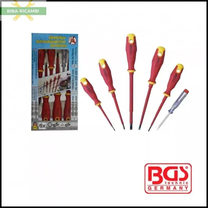 Set Cacciaviti Elettricista (6pz) BIBA-RICAMBI