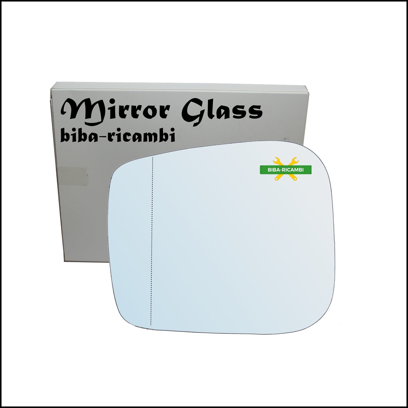 Vetro Specchio Retrovisore Asferico Lato Sx-Guidatore Per Tata Xenon dal 2006> BIBA-RICAMBI