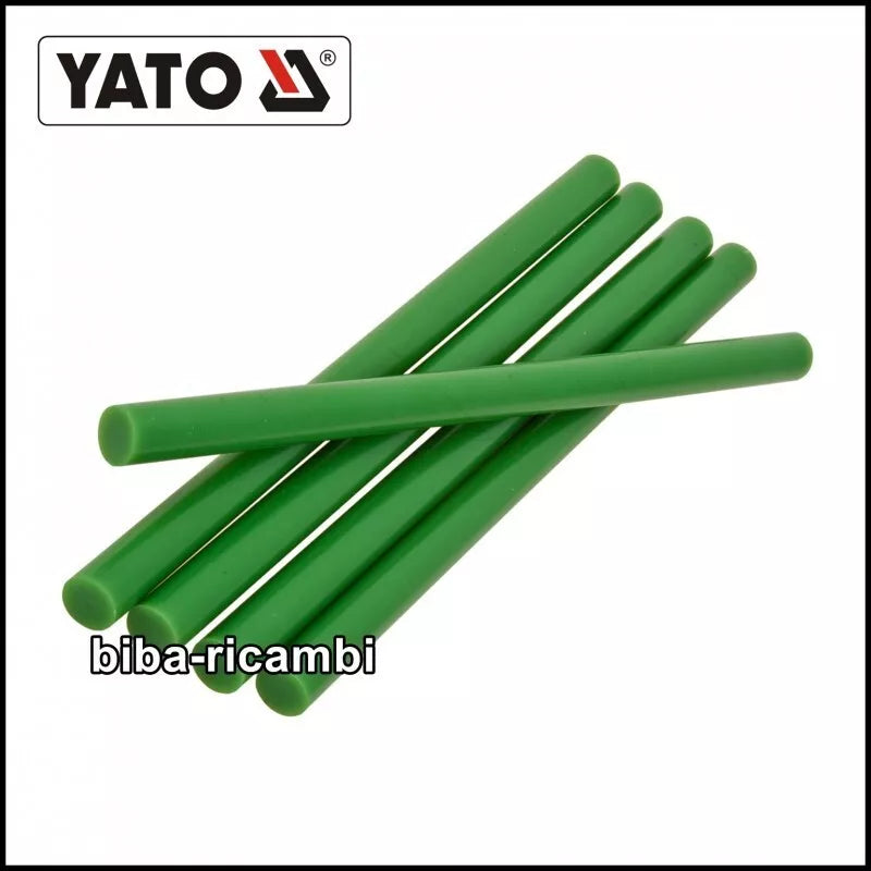 5 Stick colla a caldo colore verde YATO