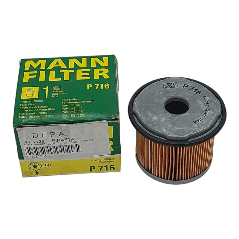 Filtro Carburante Compatibile Per Citroen | Fiat | FSO | Hyundai | Peugeot Mann Filter BIBA-RICAMBI