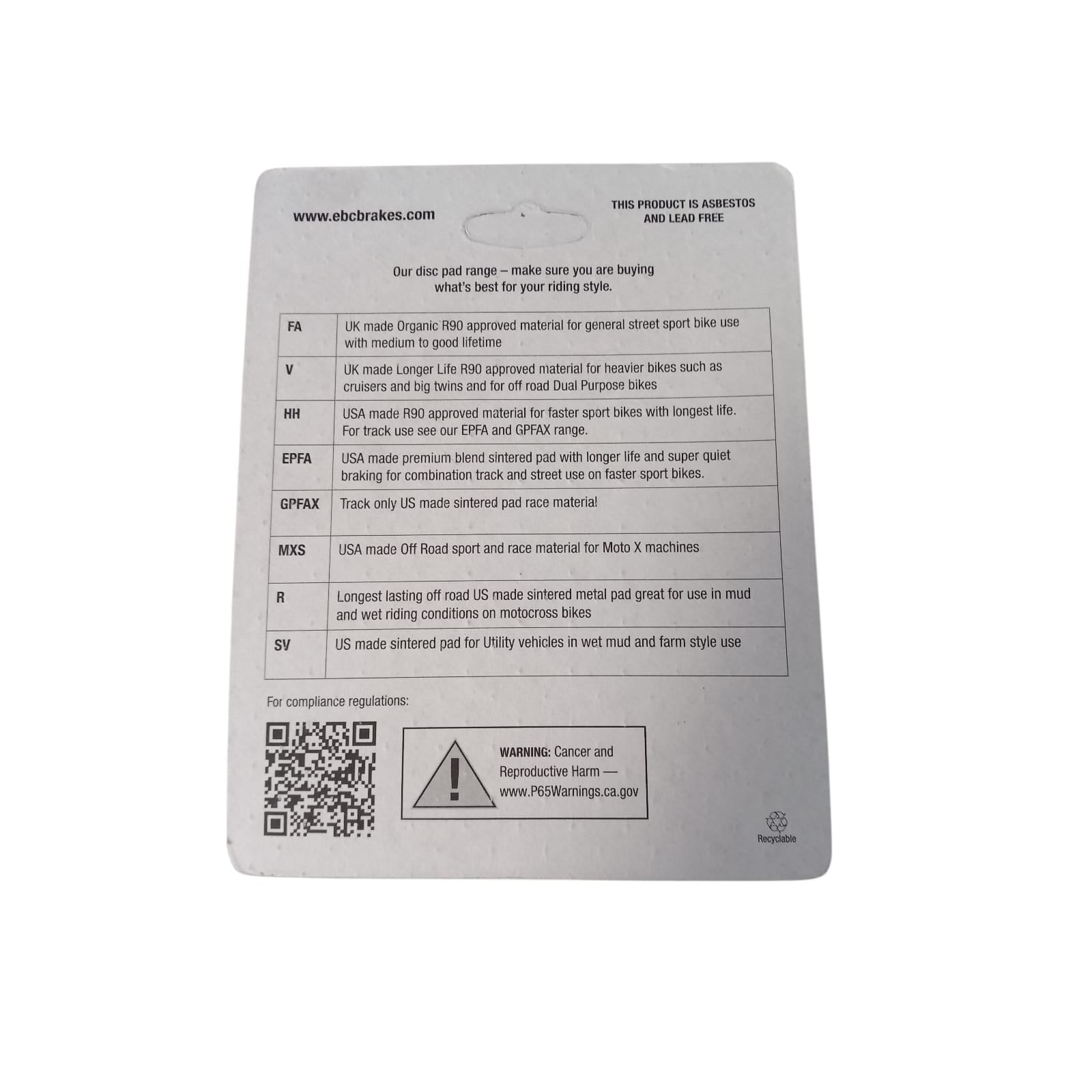 SFA257/2 Pastiglie Freno Per Honda FSC Silverwing 600 2001-2018