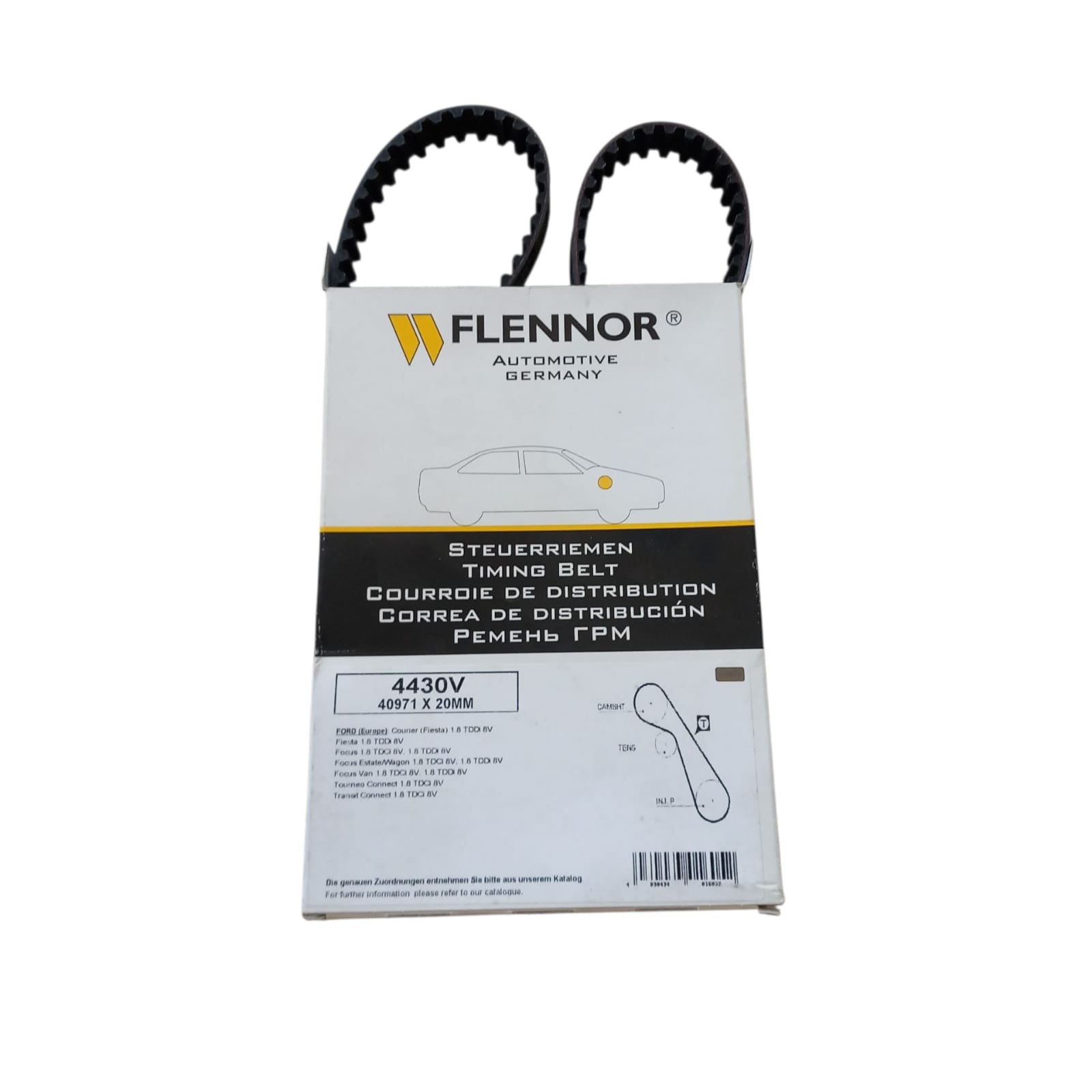 Cinghia Distribuzione Compatibile Per Mazda 121 III (JASM) 1.8 TD 55KW 75CV