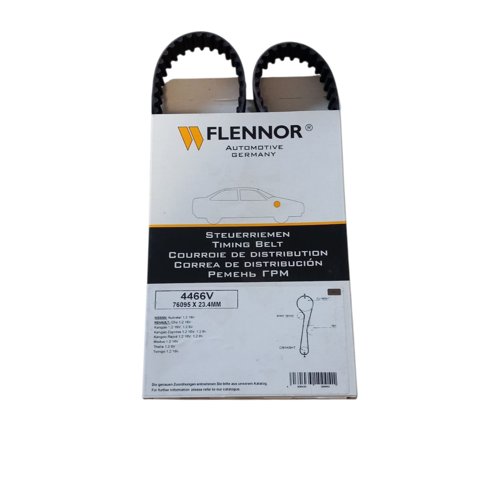 Cinghia Distribuzione Compatibile Per Renault WIND (E4M_) 1.2 74-75KW