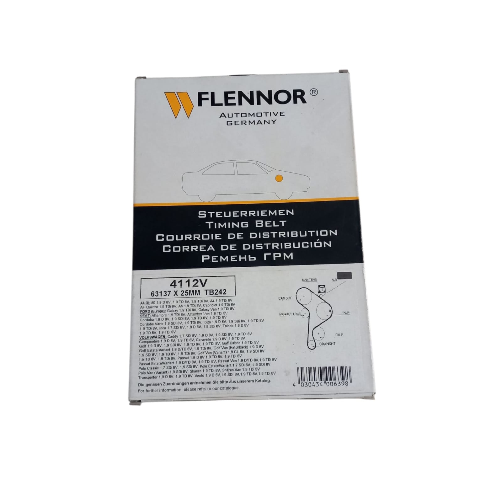 Cinghia Distribuzione Compatibile Per VW VENTO (1H2) 1.9 D 47-48-55-66-81KW