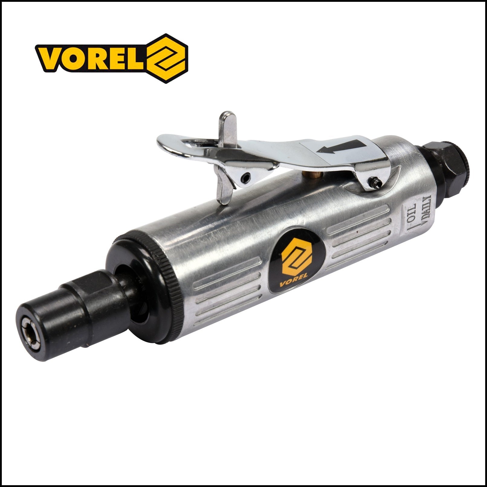 Smerigliatrice Pneumatica Diritta 25.000 Giri/Min, Diametro 6mm VOREL