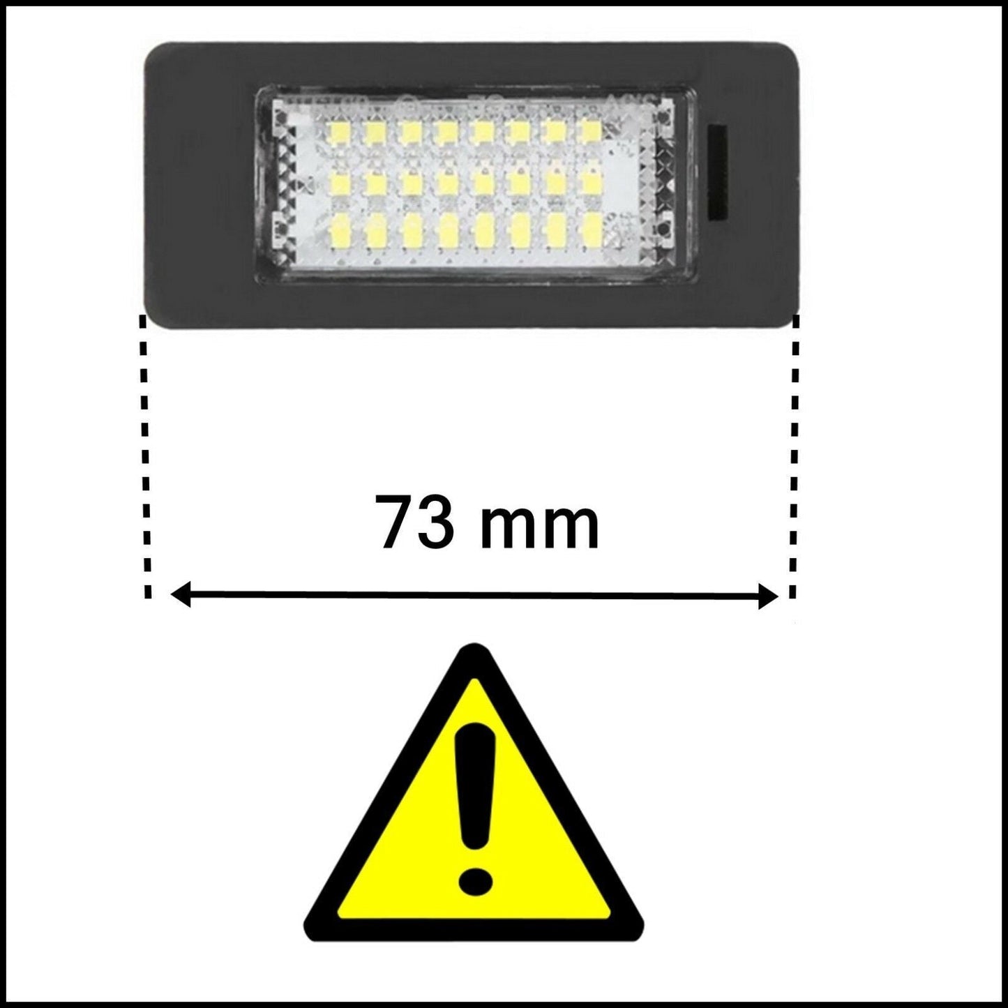 Lampadine Placchette Luci Targa Compatibile Per Bmw Serie 1 (E82) Coupè BIBA-RICAMBI