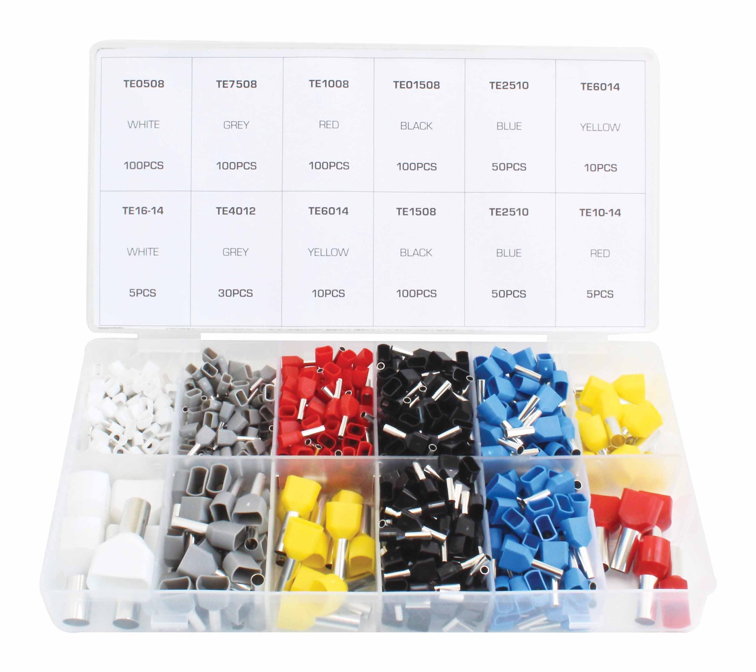 Set di terminali isolati a doppio cavo da 660 pezzi ASTA