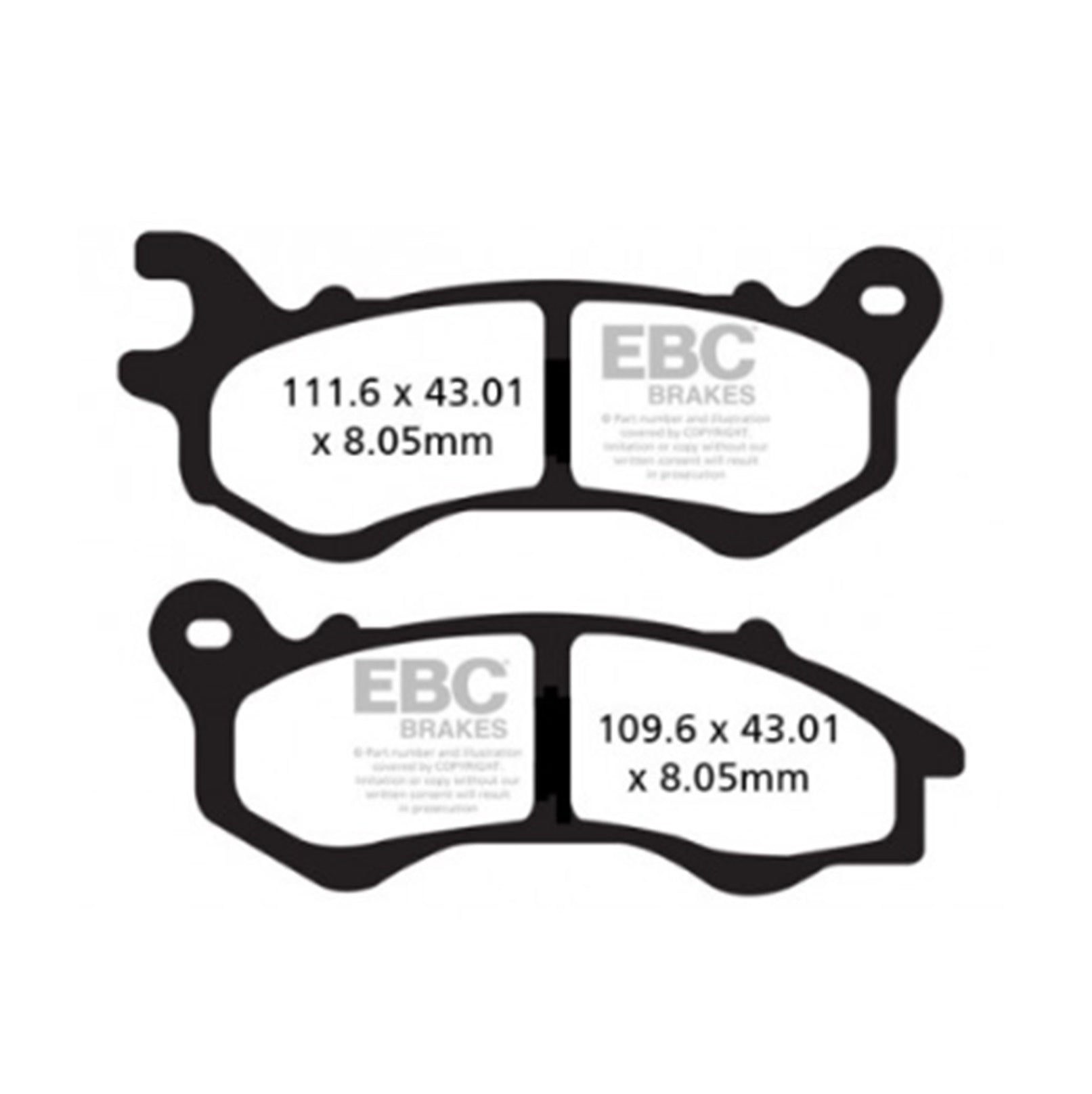 SFA603 Pastiglie Freno Per Honda NSC 50 W Vision 2012-2016