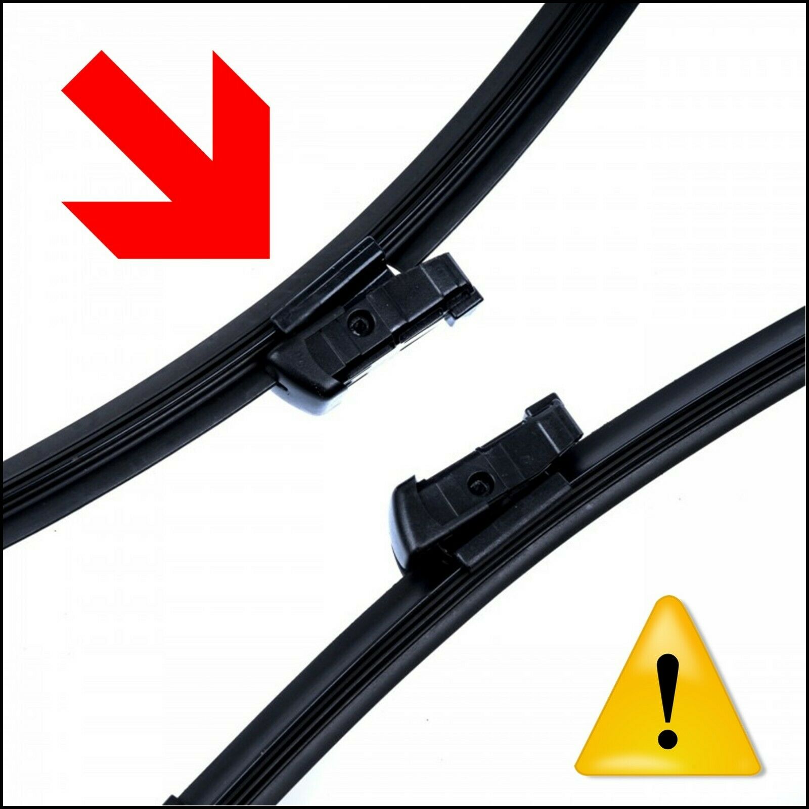 Spazzole Tergicristalli Spazzola Tegicristallo Anteriori Compatibile Per VW Caddy III dal 2006> BIBA-RICAMBI