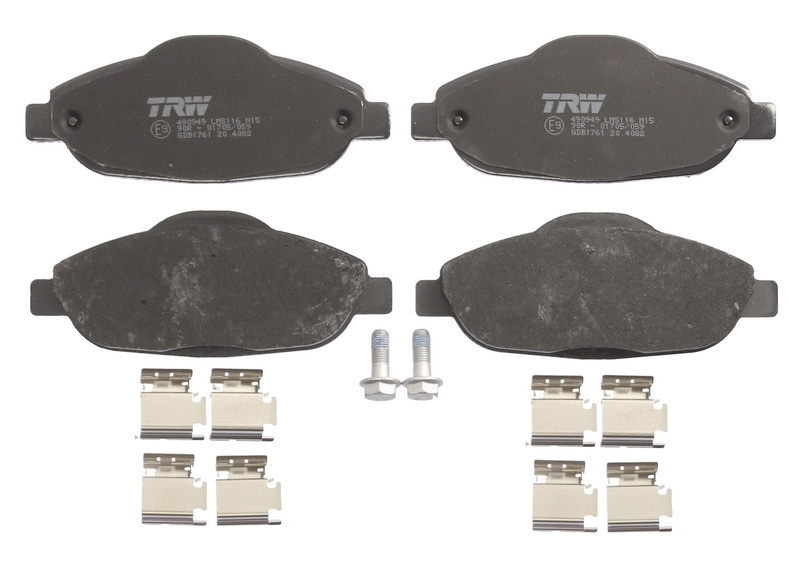Kit 4 Pastiglie Freno Marca TRW Codice | GDB1761 BIBA-RICAMBI