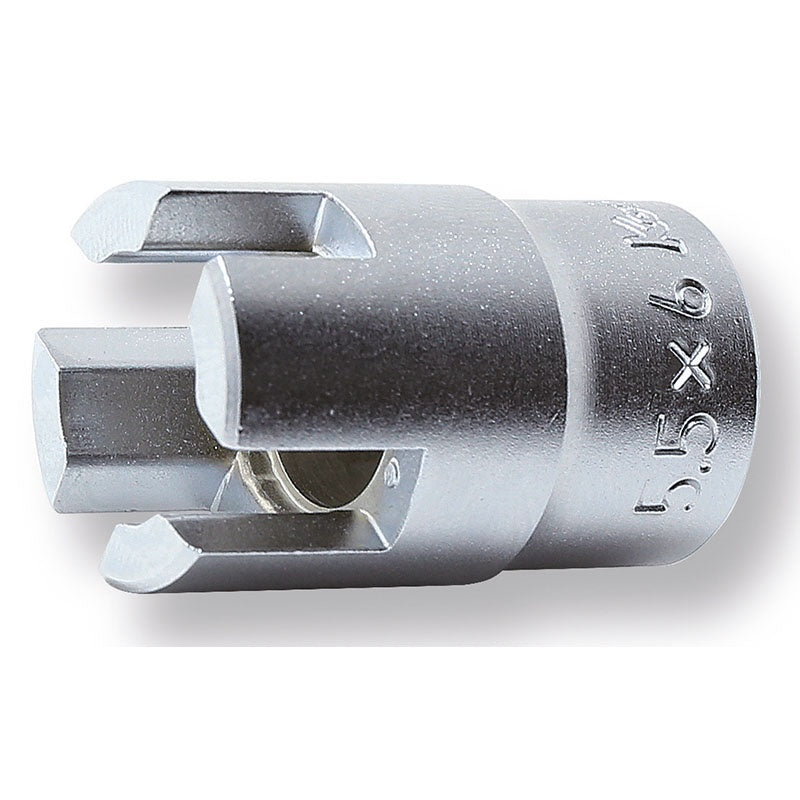 CHIAVE A BUSSOLA PER VITI E DADI CON ALETTE 3X5 MM | ATTACCO 3/8" BIBA-RICAMBI