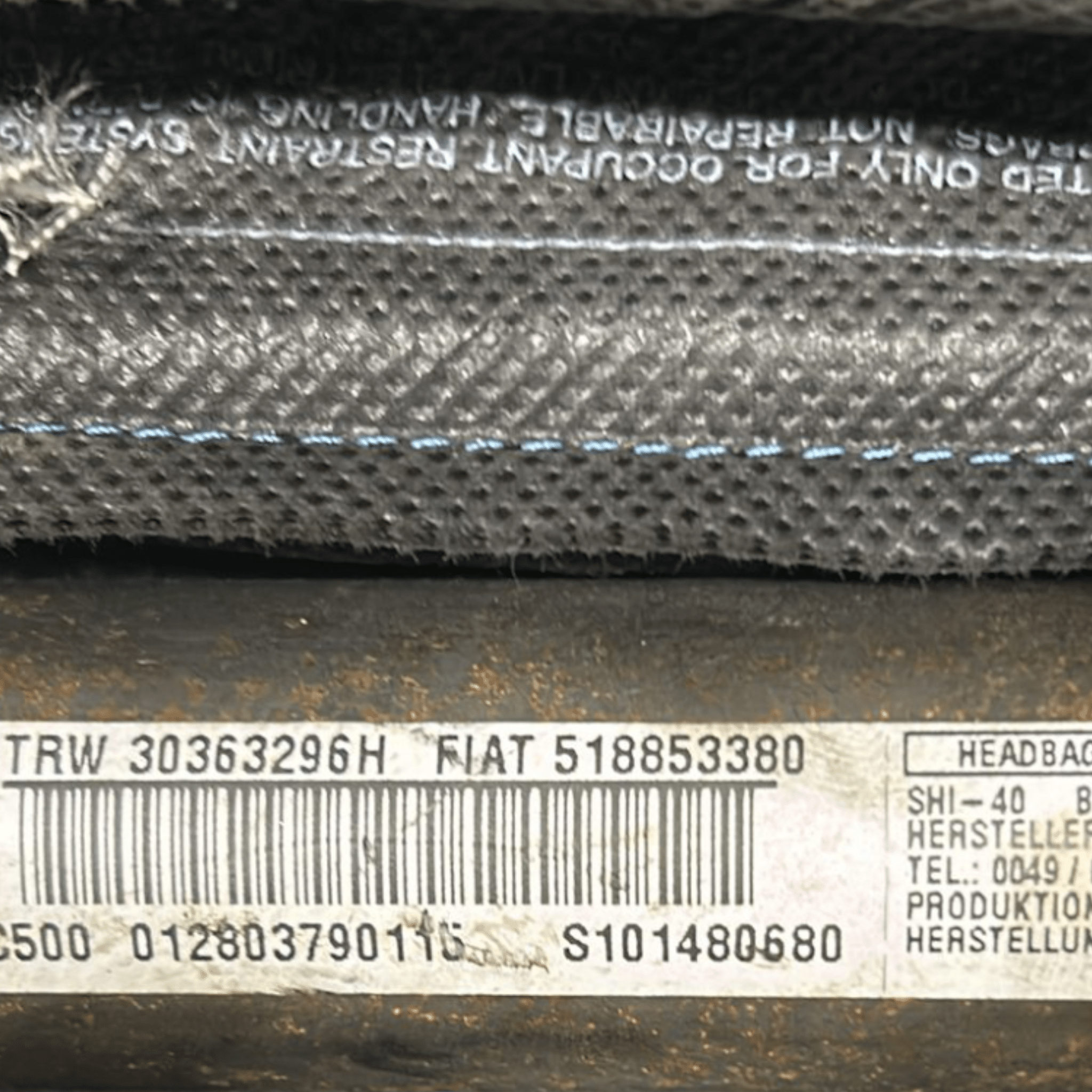 Airbag A Tendina Anteriore Sinistra Fiat Punto Evo cod:518853380 (2012 >)