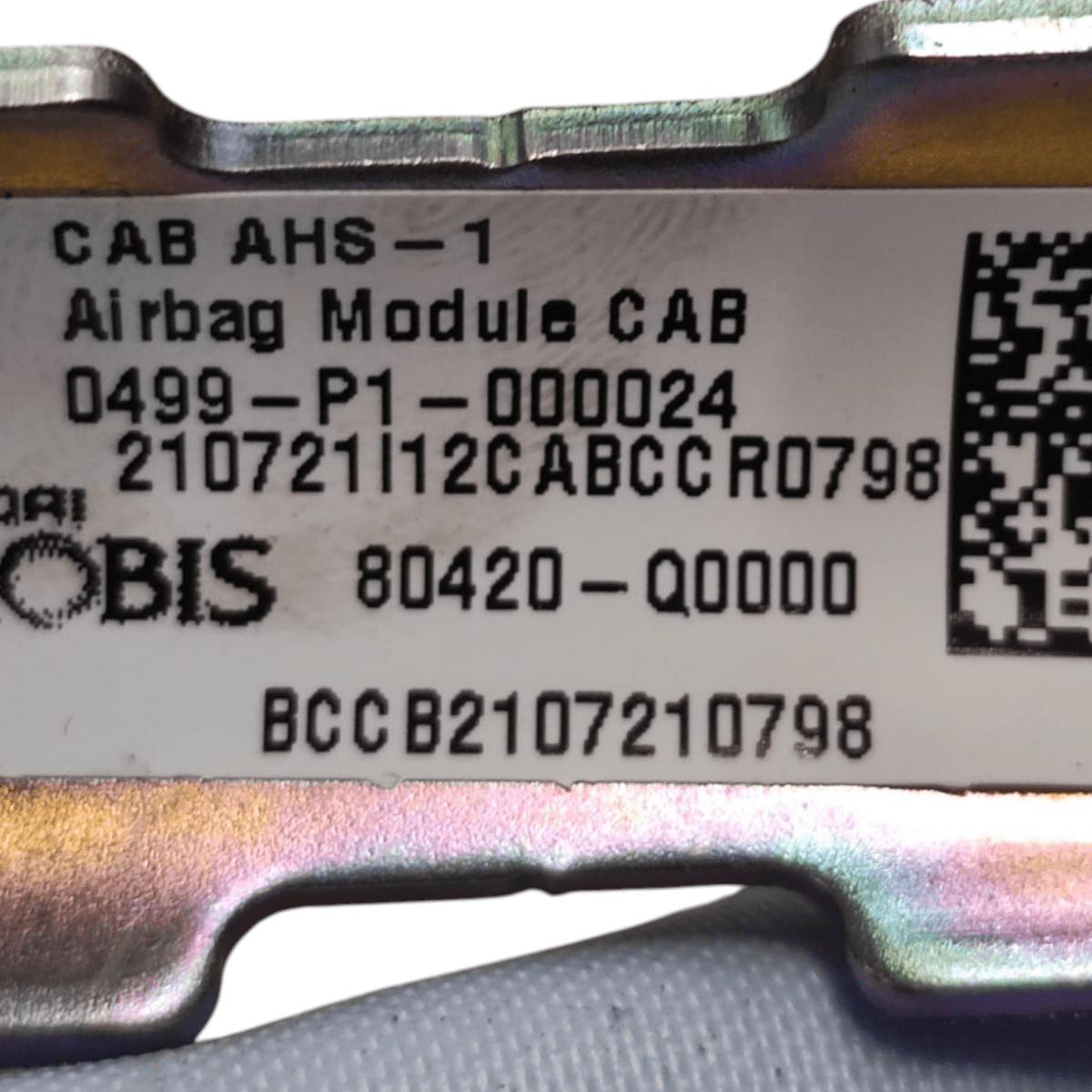 Airbag a tendina destro hyundai bayon cod: 80420q0000 (2021-)