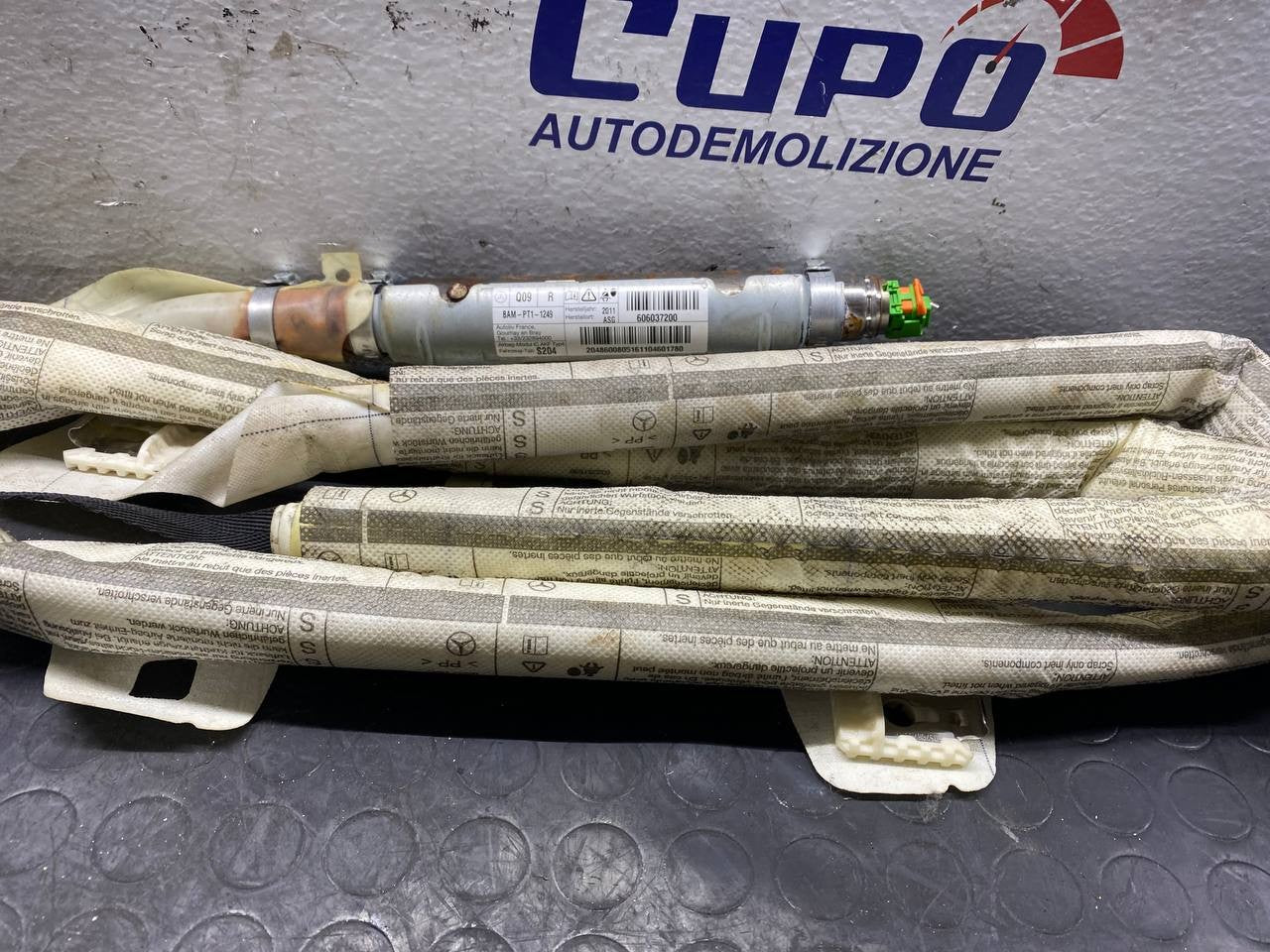 Airbag a tendina destro mercedes classe c w204 cod:606037200