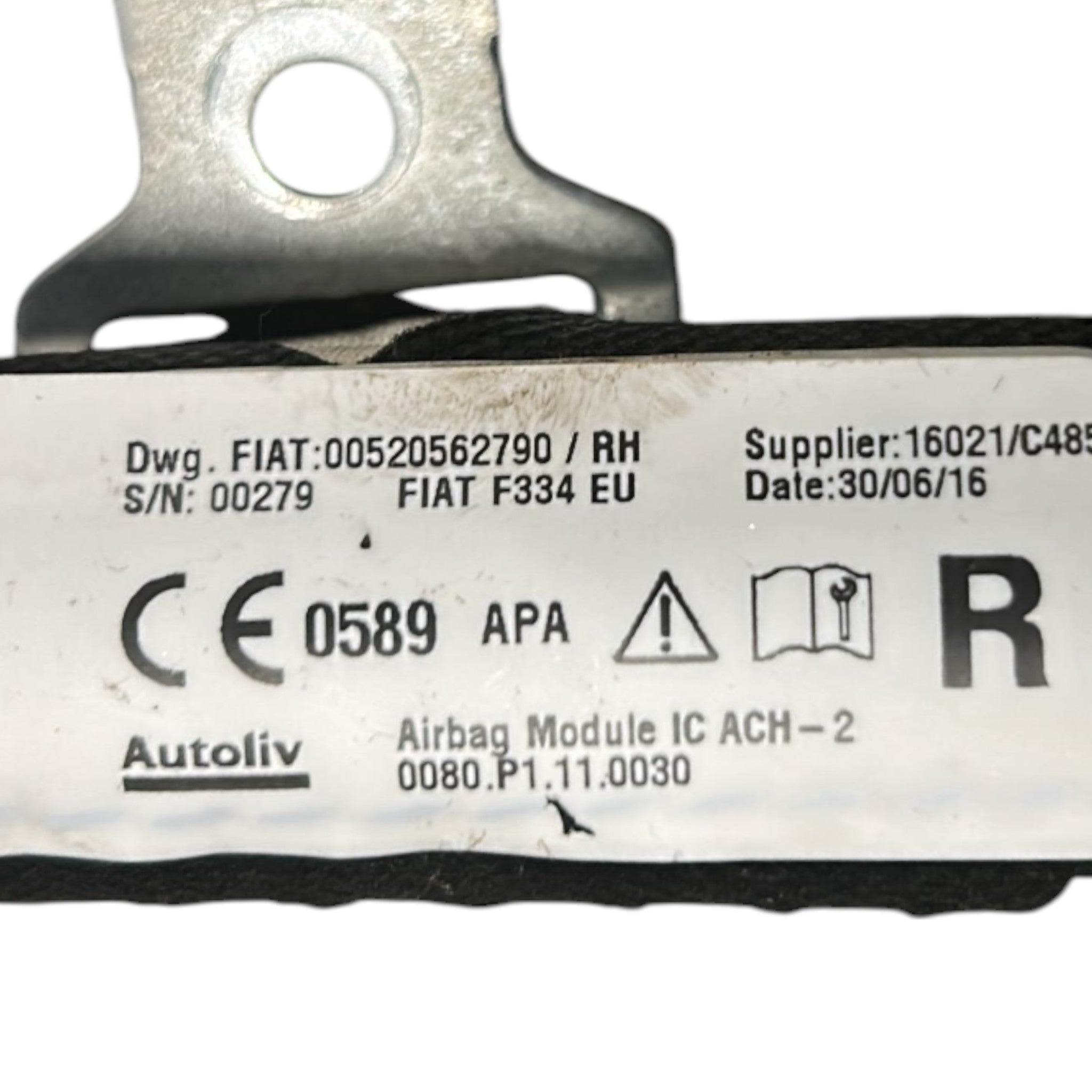 AirBag A Tendina Laterale Destro Fiat 500 X cod.00520562790 (2014 > ) cod.D1628194400