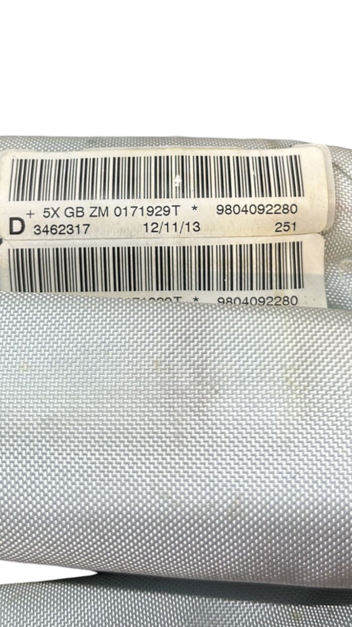 Airbag a Tendina laterale destro Peugeot 208 ( 2012-2019 ) cod.9804092280