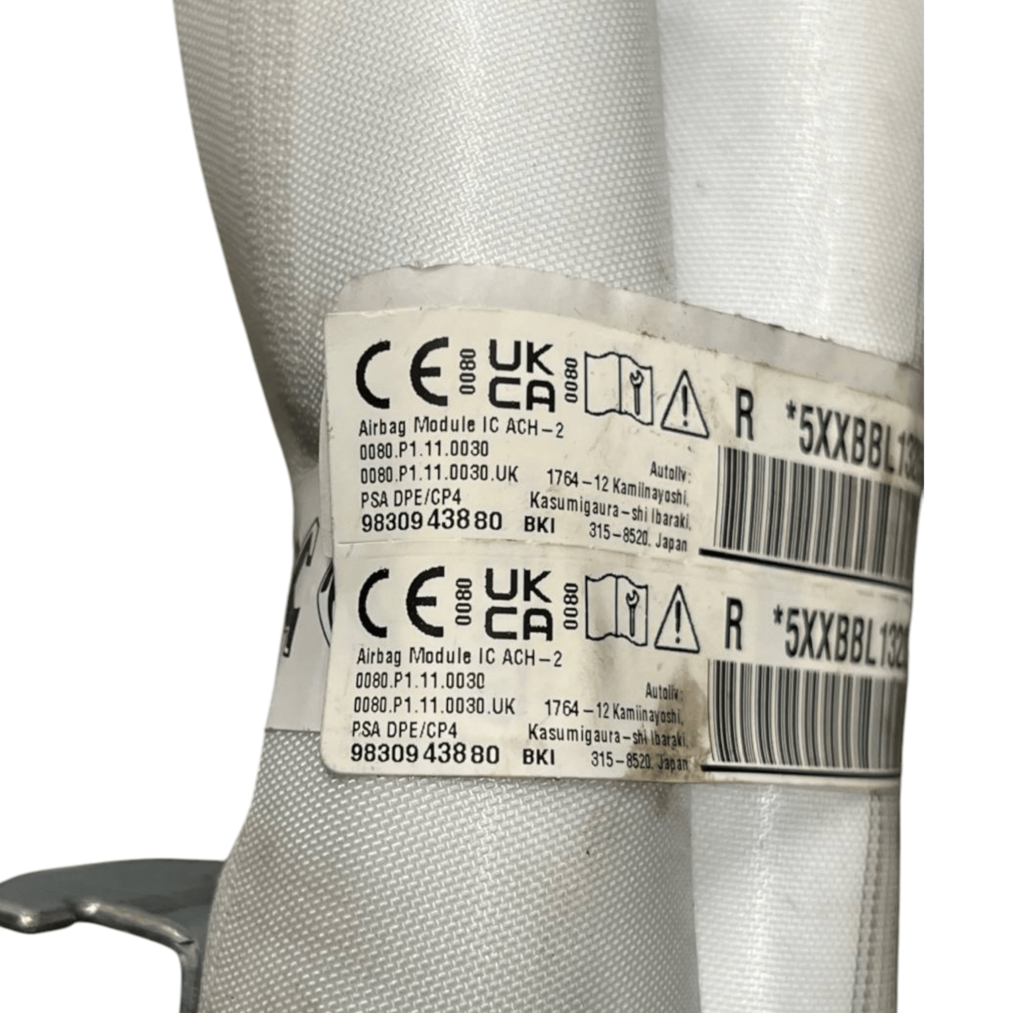 Airbag a tendina laterale destro Peugeot 308 (2021->) cod.9830943880