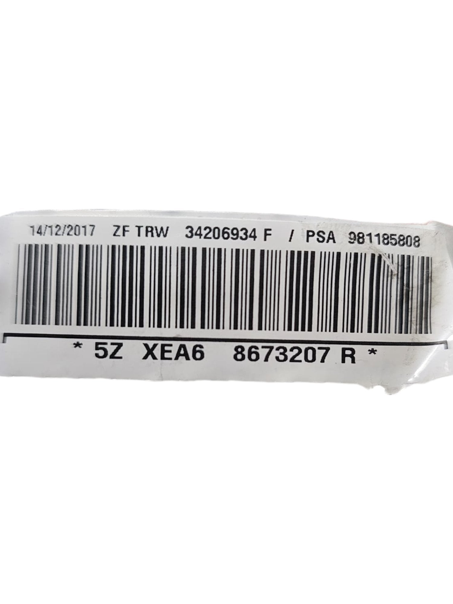 Airbag a Tendina Laterale Sinistro Citroen C3 (2016-2023) Cod:981185808