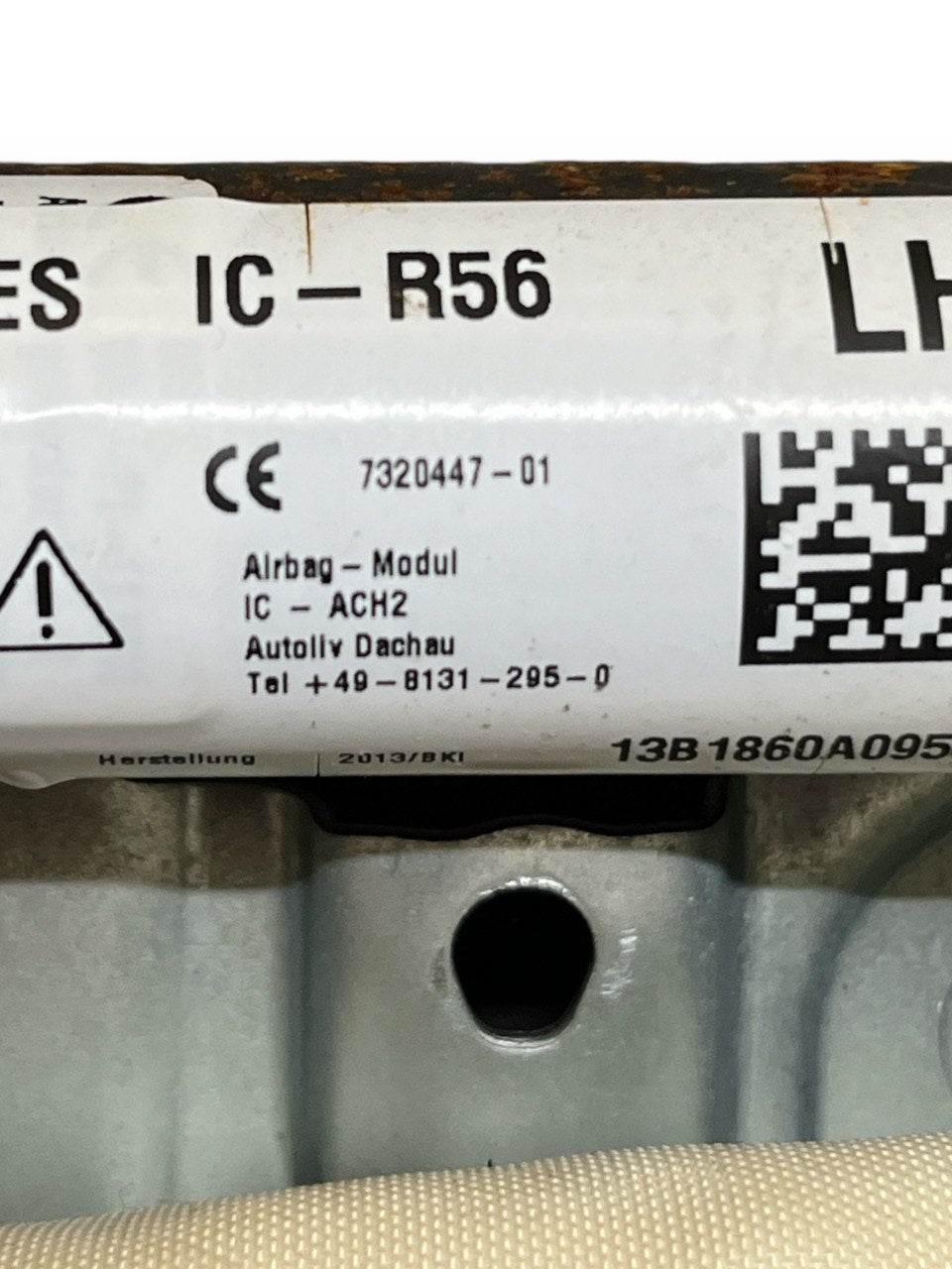 Airbag a tendina laterale sinistro Mini One R56 (2006-2013) cod.732044701