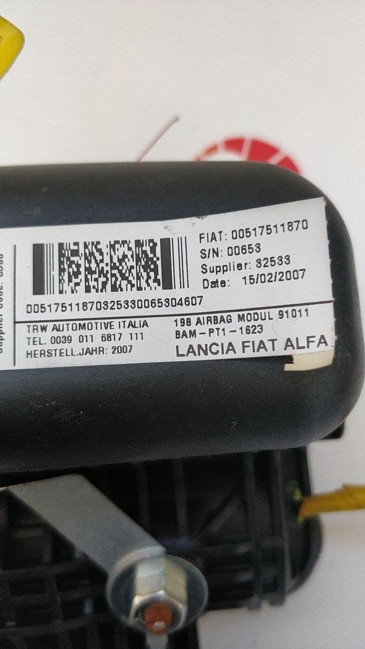 Airbag passeggero Fiat Bravo II 2009 cod 517511870