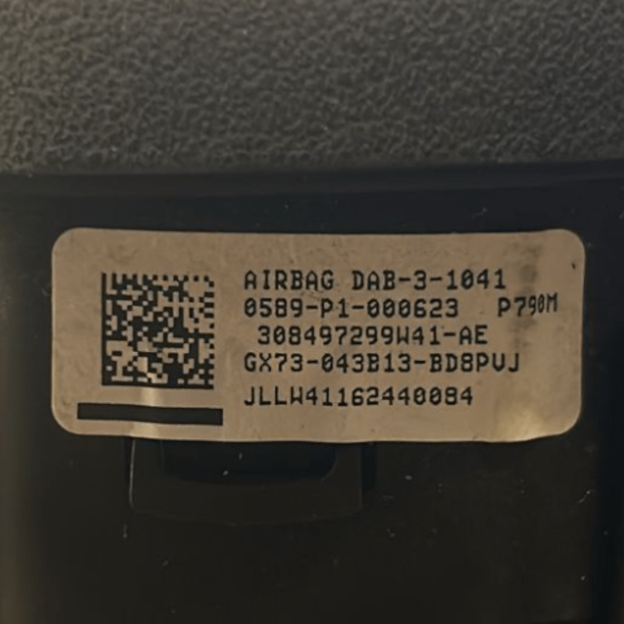 AirBag Volante Jaguar F - Pace (X761) cod.GX73-043B13-BD (2016 > )