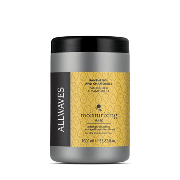 ALLWAVES MASCHERA CAPELLI IDRATANTE PANTENOLO+CAMOMILLA 1000 ML